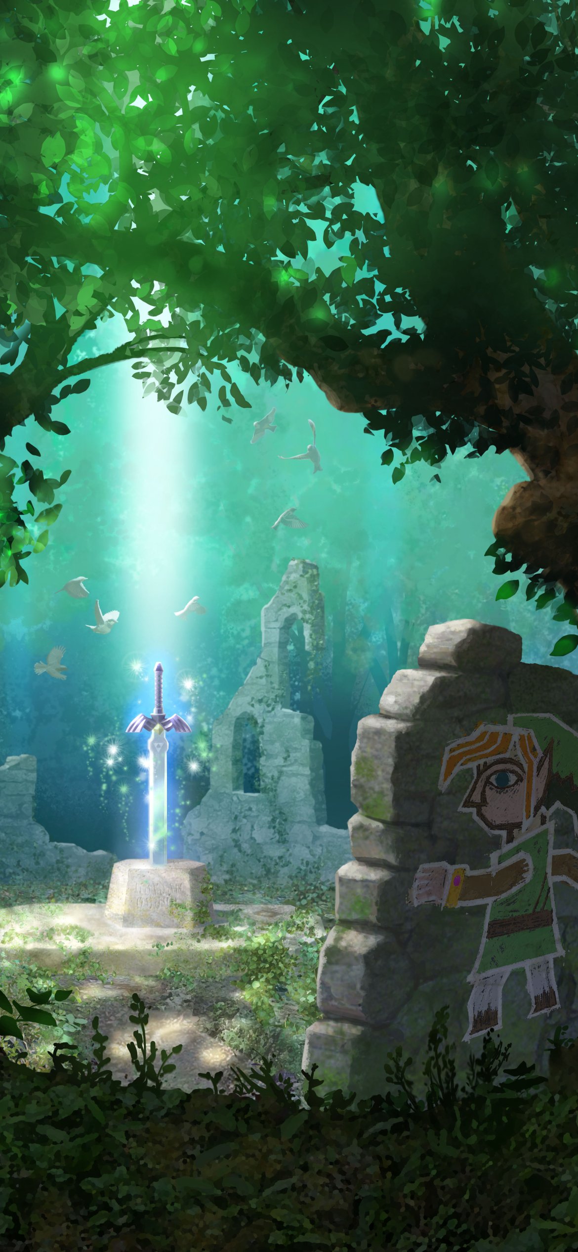 The Legend Of Zelda A Link Between Worlds Phone Wallpapers