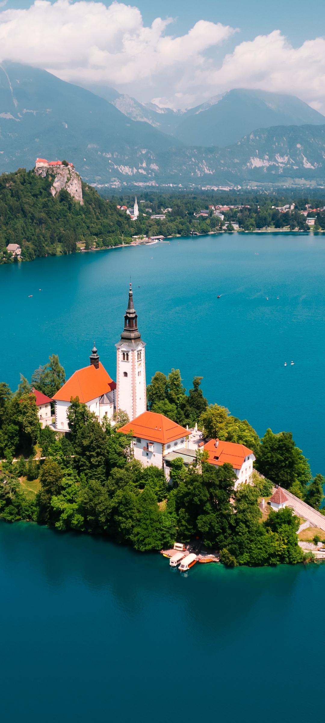 Bled, a Slovenian resort town in the foothills of the Julian Alps by Martin Katler