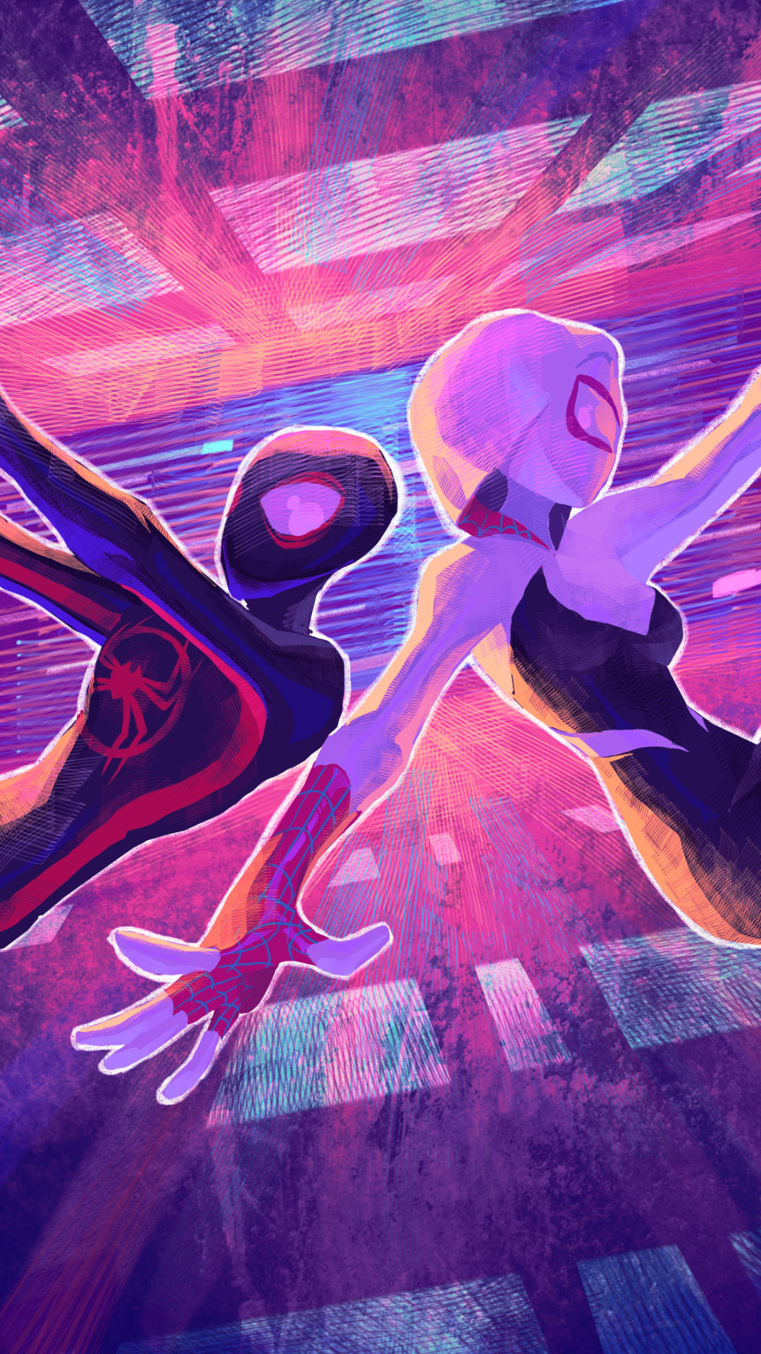 Miles Morales & Gwen Stacy by 林霰