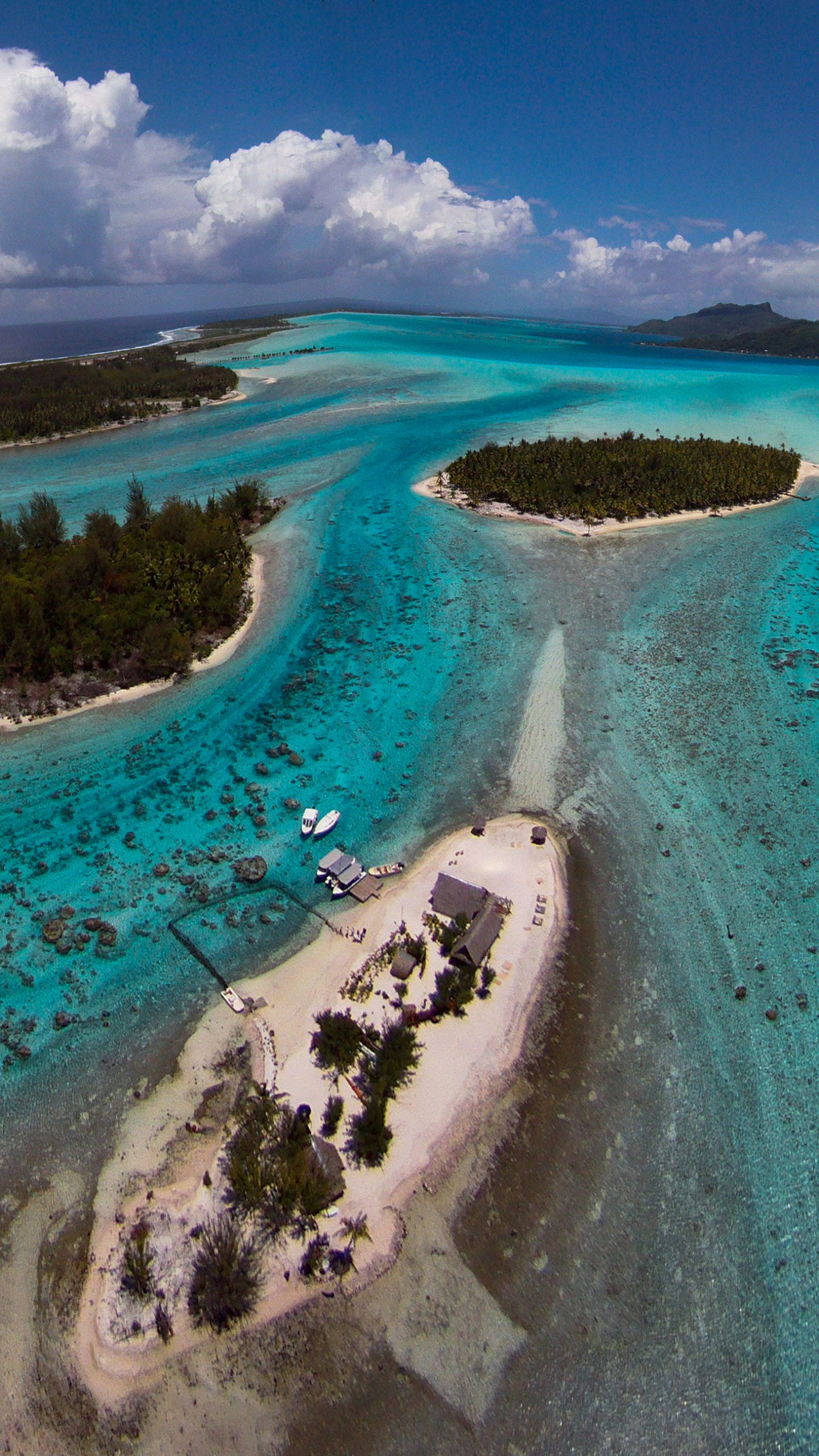 Aerial View of Bora Bora by Pierre Lesage