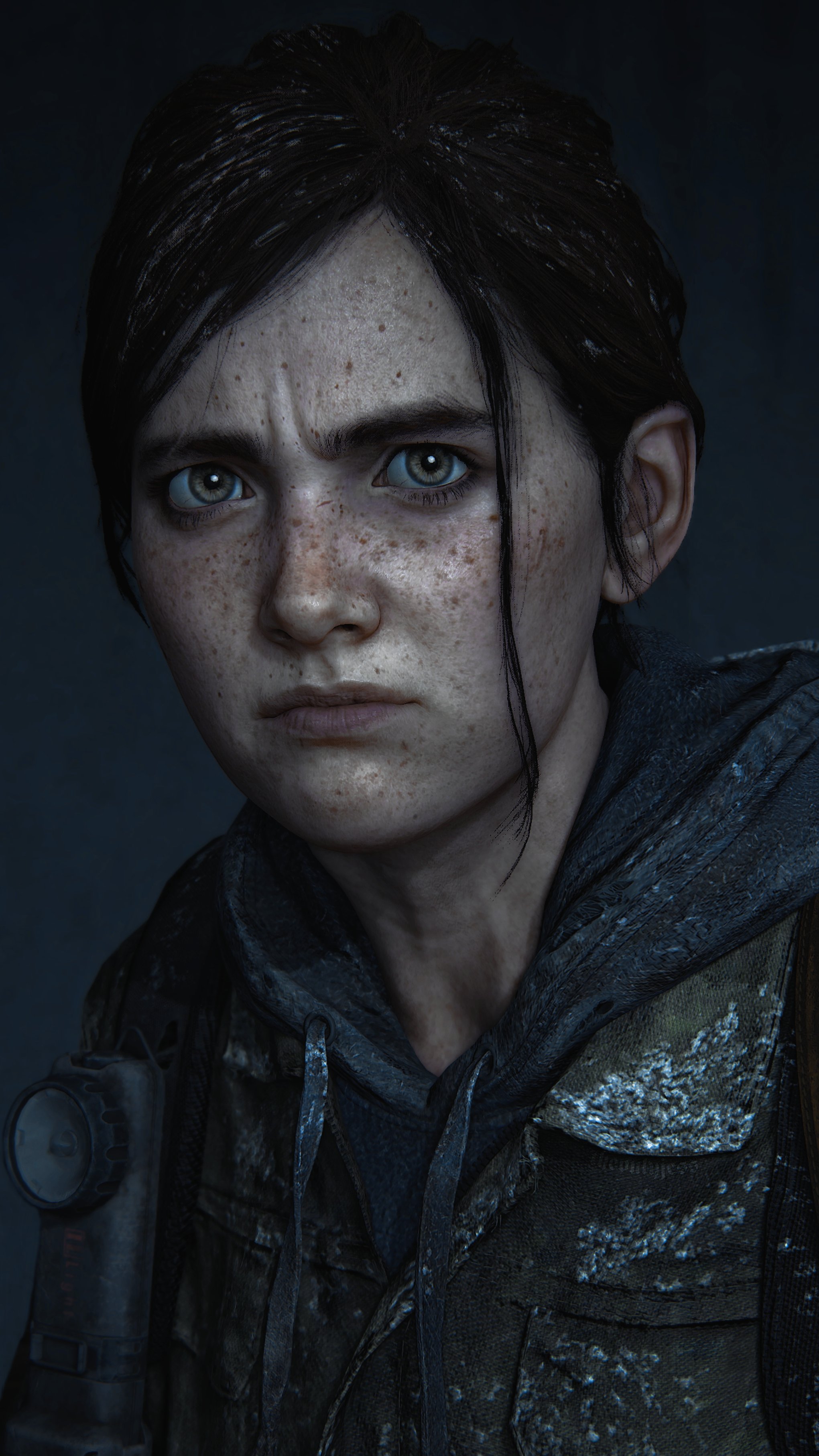 Ellie Hiding The Last of Us 4K Mobile Wallpaper