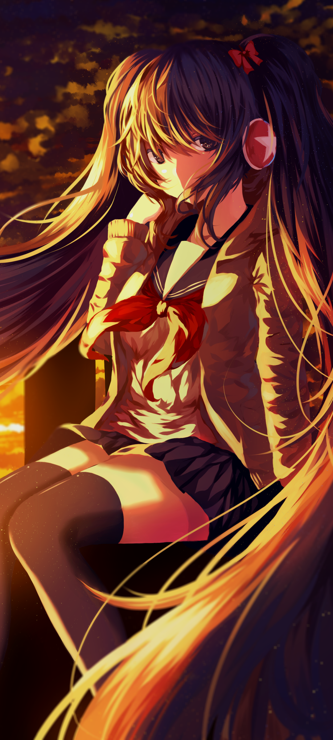 Anime Vocaloid Phone Wallpaper by Isumi