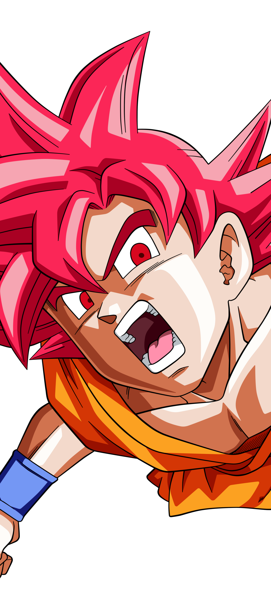 Goku Super Saiyan God PNG Image