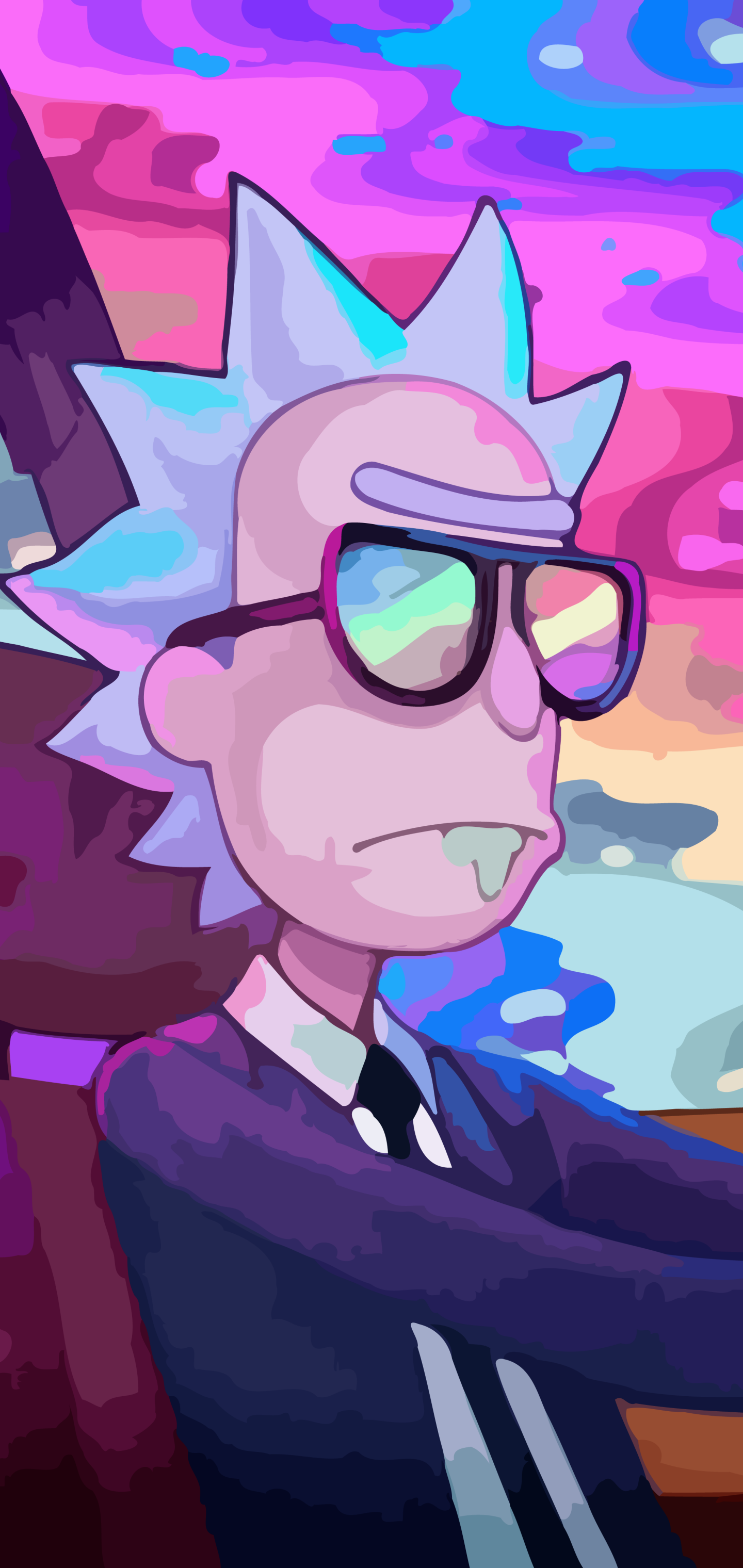 Trippy Rick wallpaper by iAmJonnyStark - Download on ZEDGE™