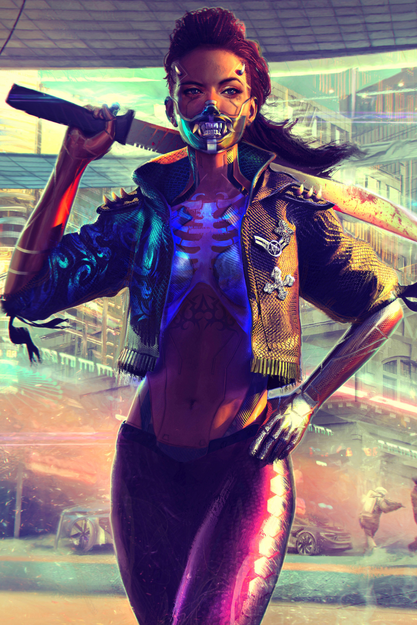 Cyberpunk 2077 Phone Wallpaper by JivoStudio - Mobile Abyss