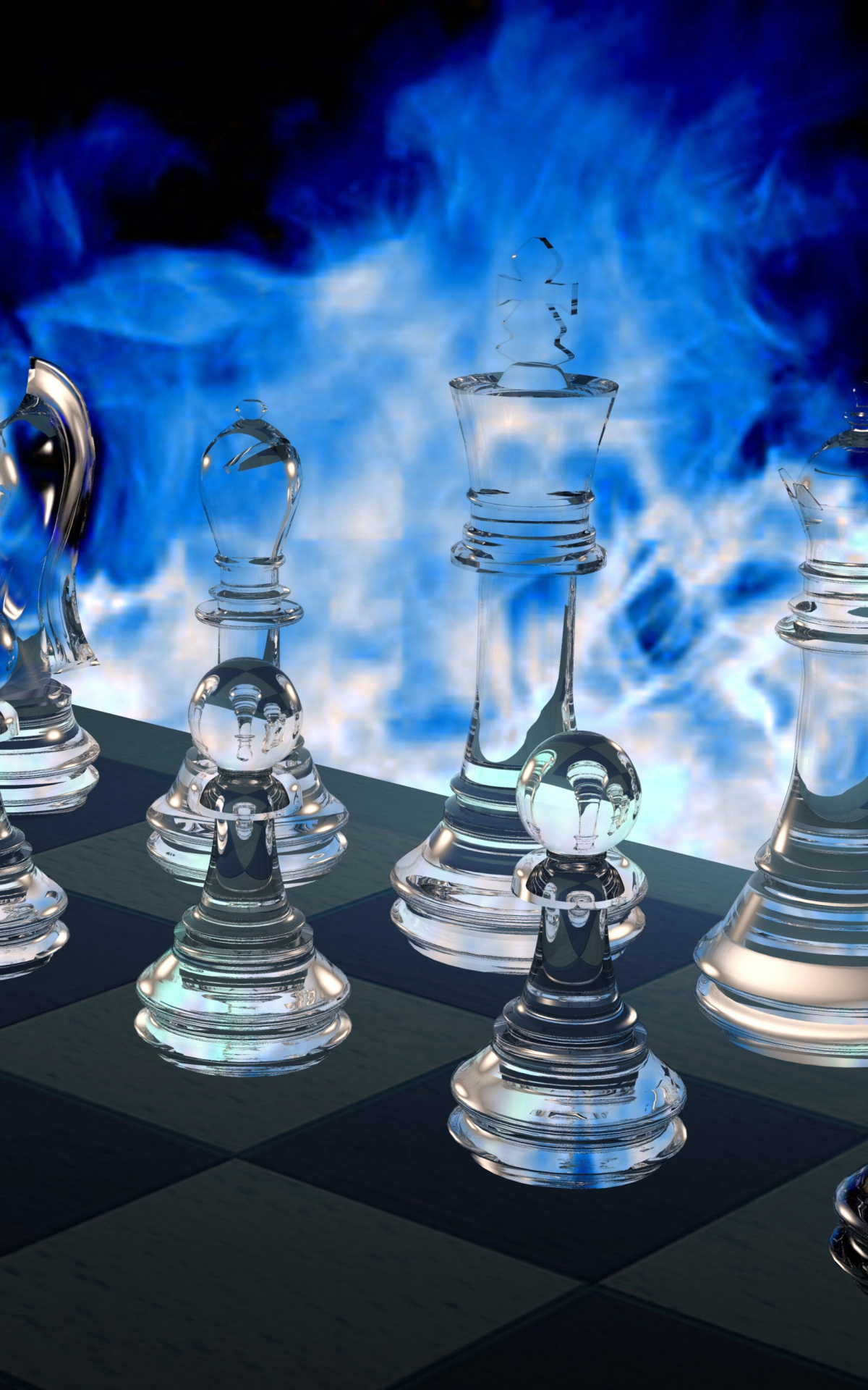 Glass Chess wallpaper by Zac_Knight - Download on ZEDGE™