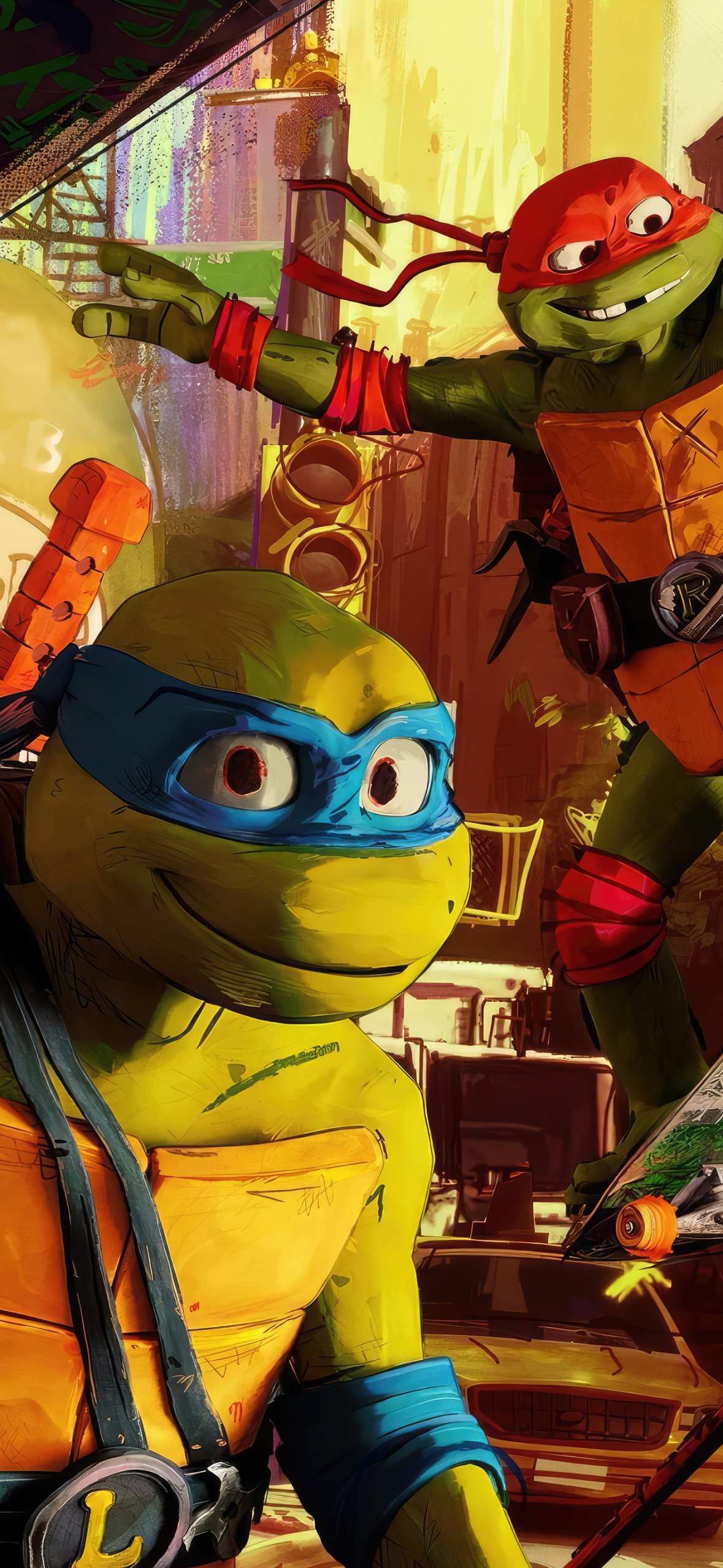 Teenage Mutant Ninja Turtles: Mutant Mayhem Phone Wallpaper