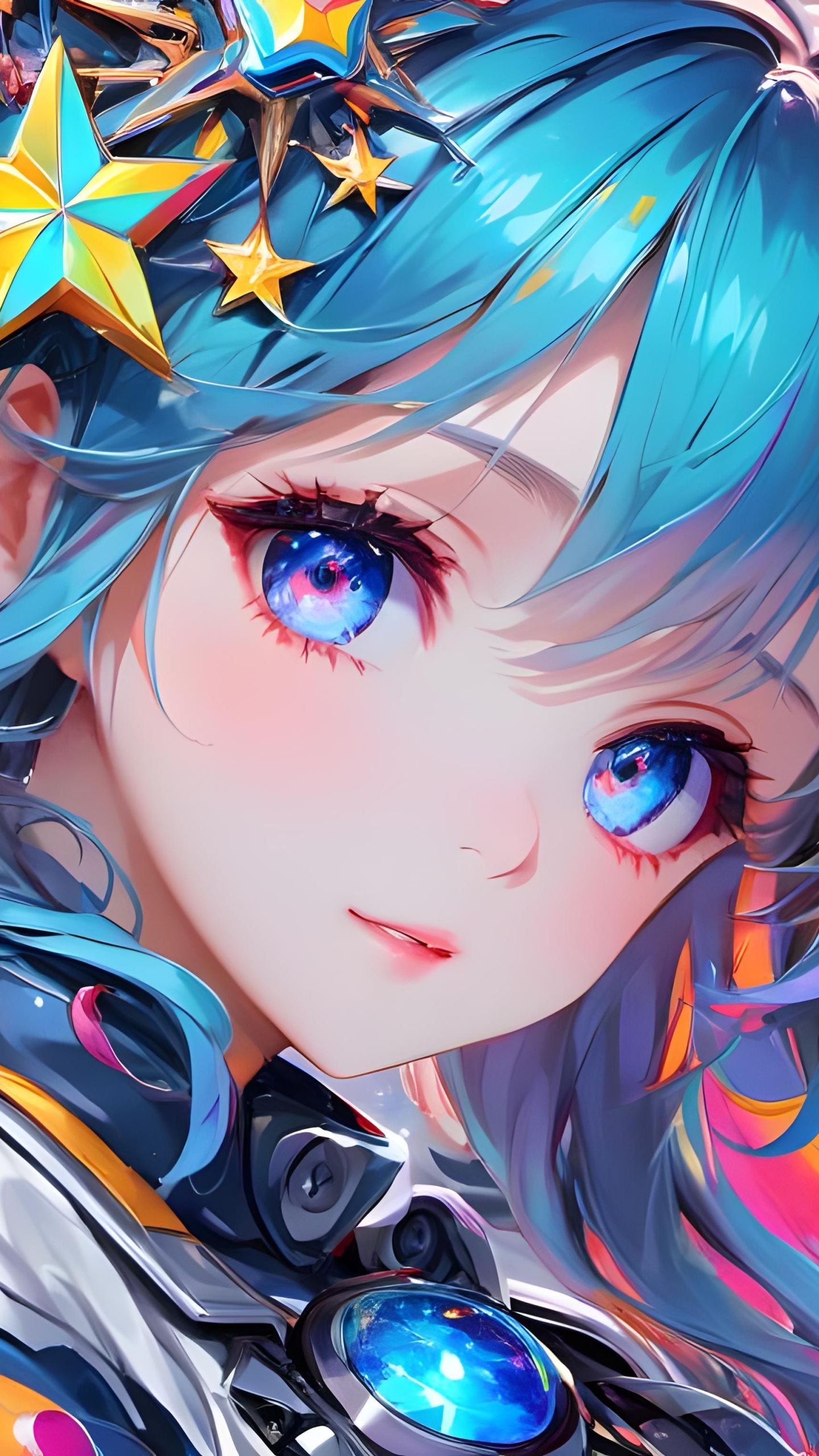 Anime Girl Phone Wallpaper - Mobile Abyss