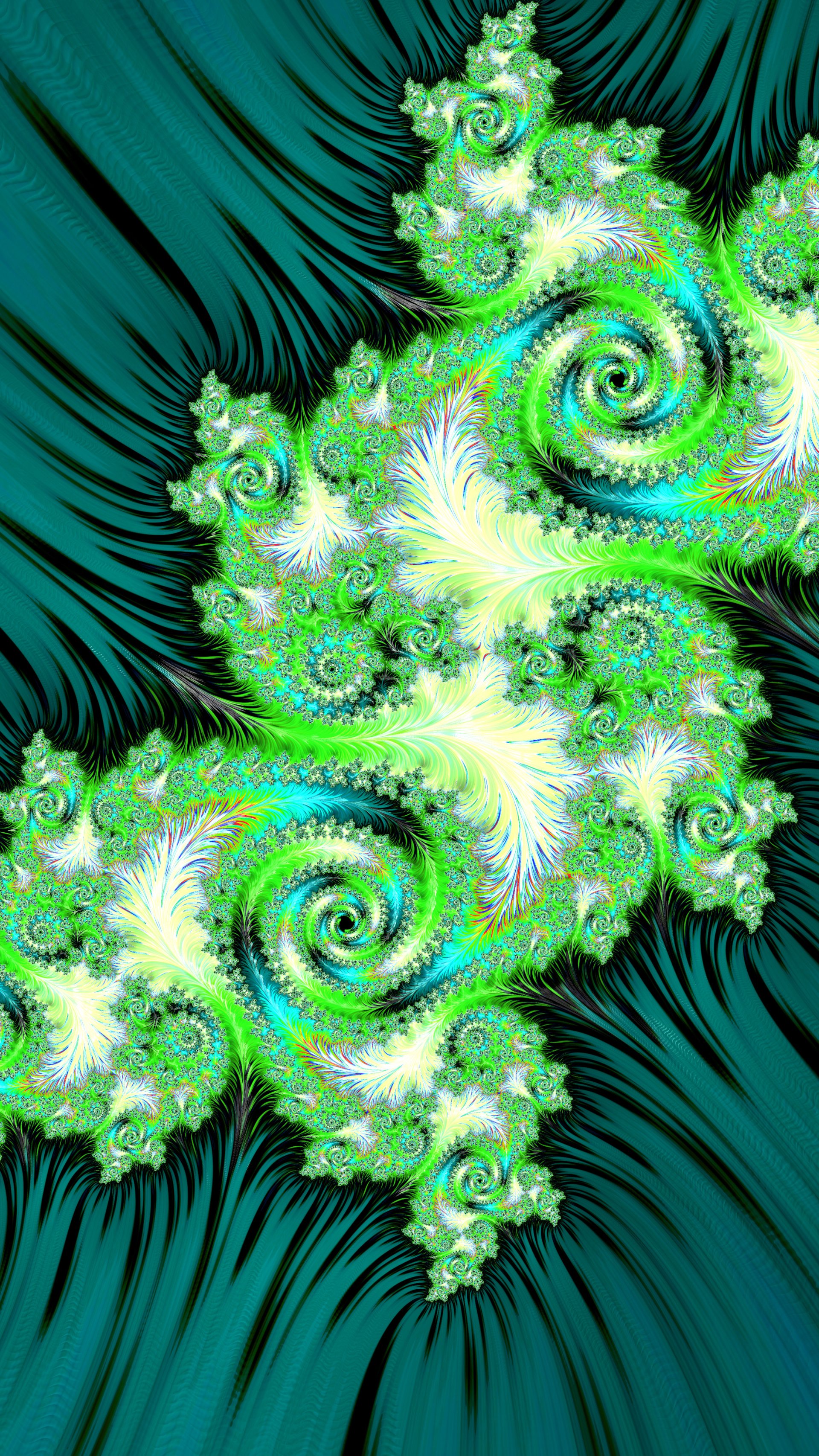 Fractal Art Trippy Psychedelic Background for Smartphone by Dr-Pen