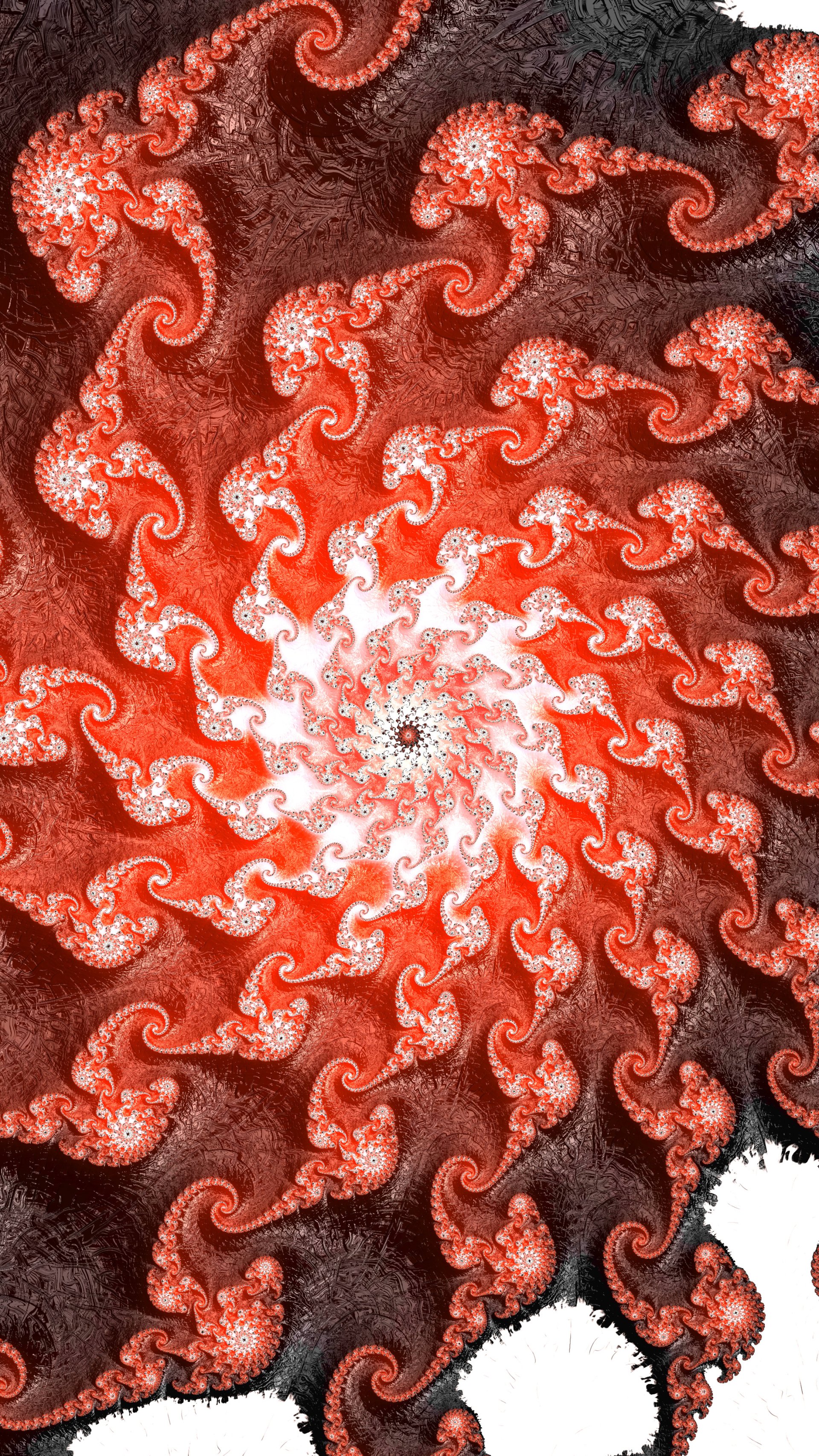 Fractal Art Trippy Psychedelic Background for Smartphone by Dr-Pen