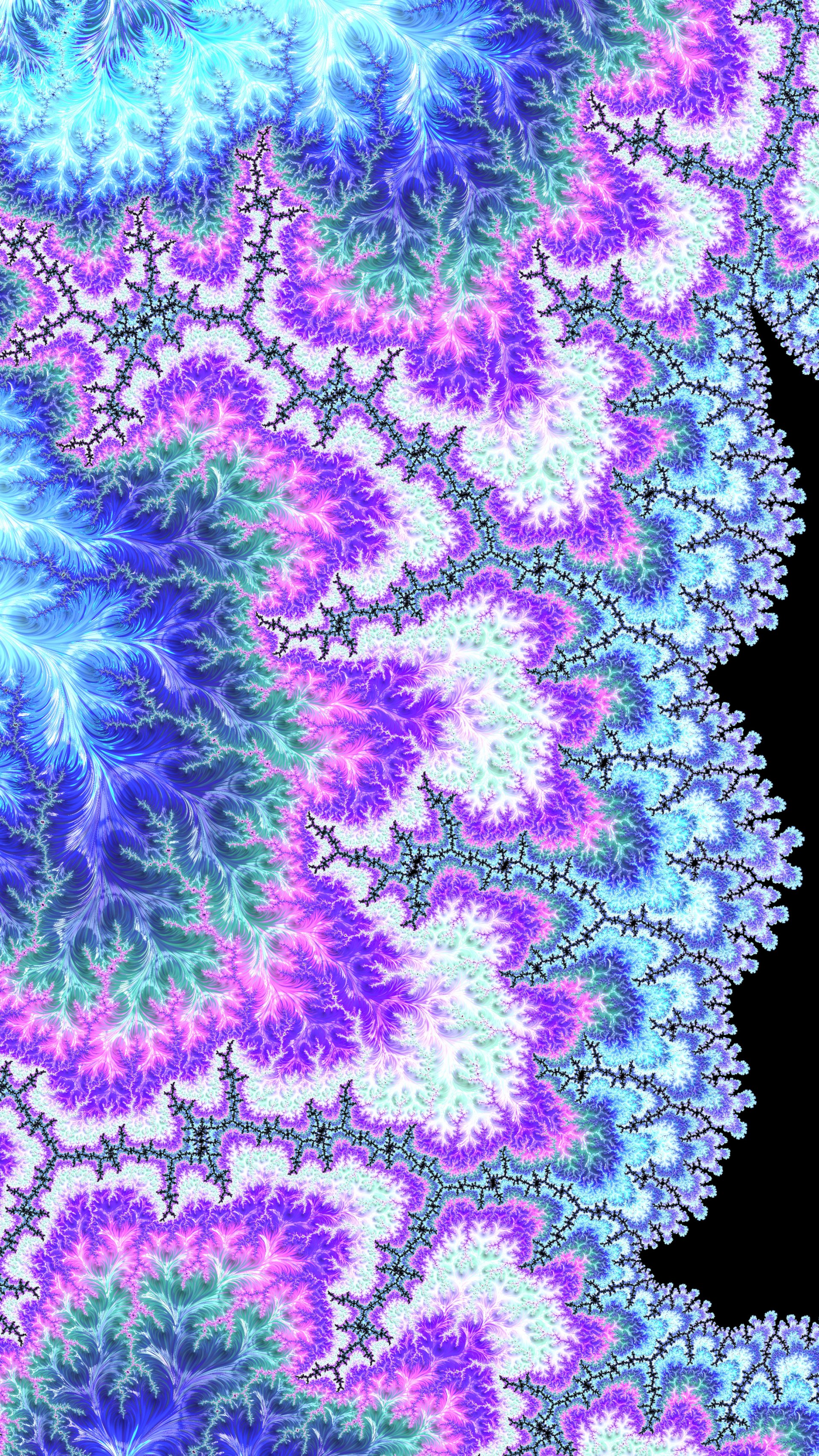 Fractal Art Trippy Psychedelic Background for Smartphone by Dr-Pen