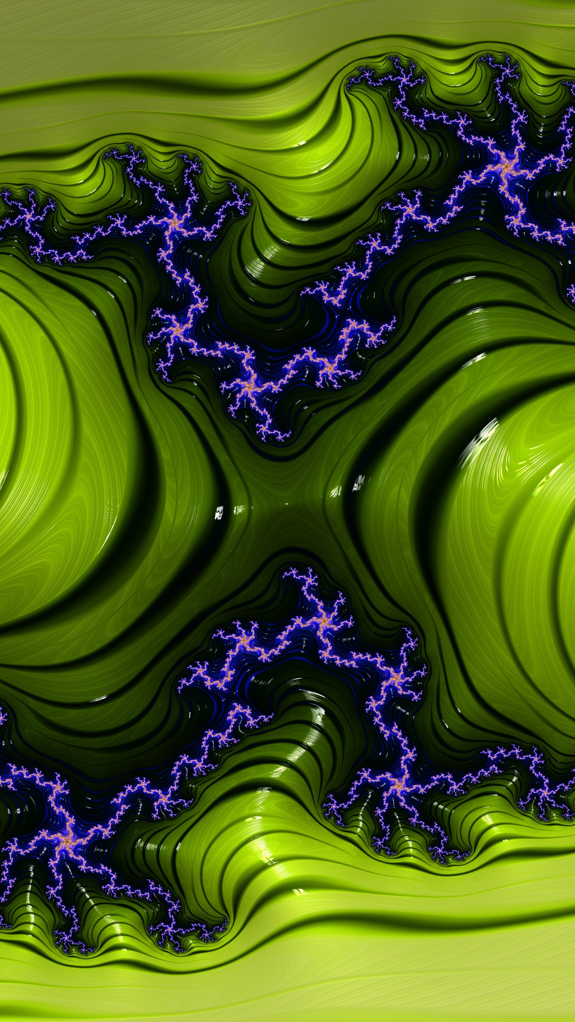 Fractal Art Trippy Psychedelic Background for Smartphone by Dr-Pen