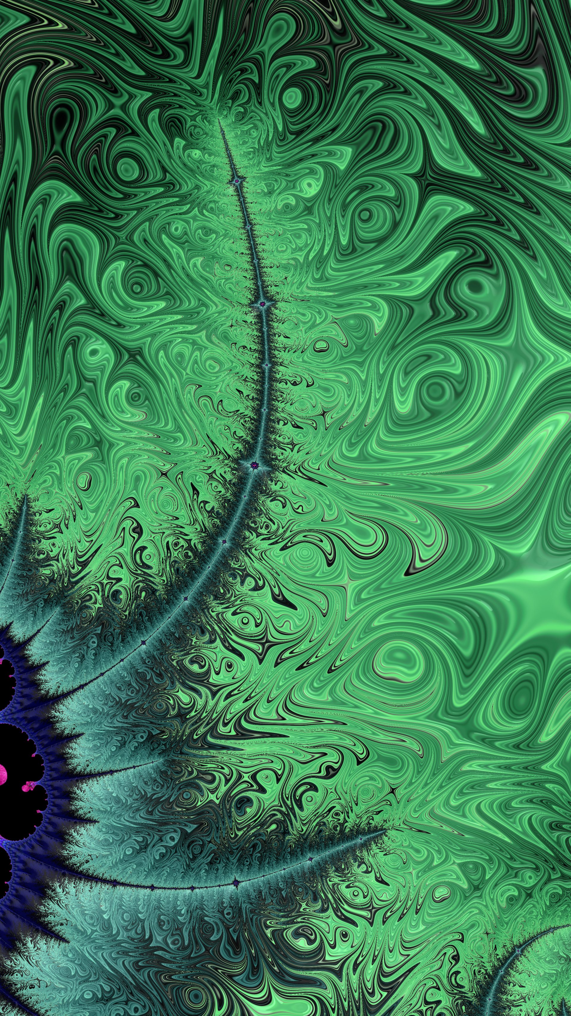 Fractal Art Trippy Psychedelic Background for Smartphone by Dr-Pen