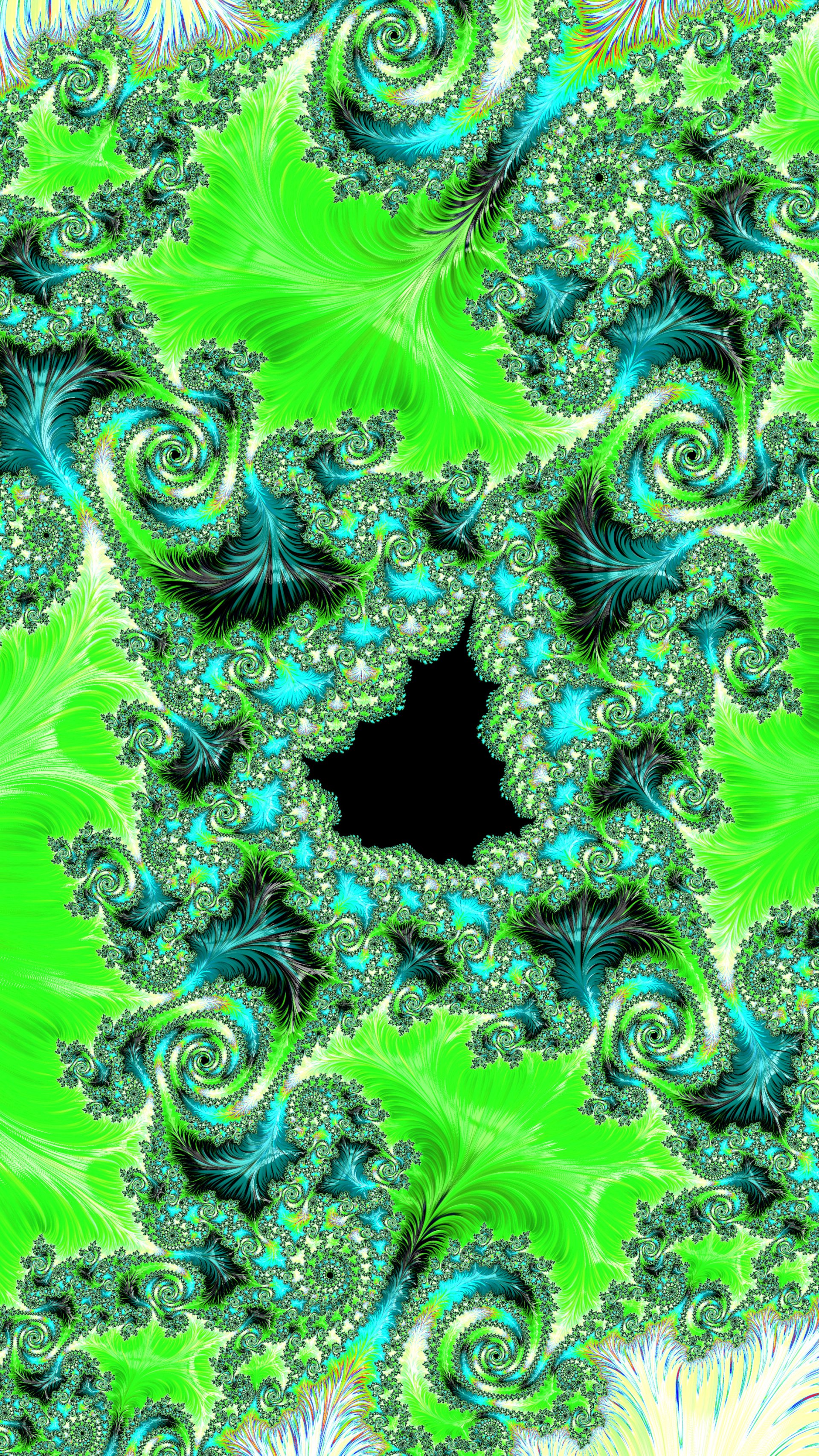 Fractal Art Trippy Psychedelic Background for Smartphone by Dr-Pen