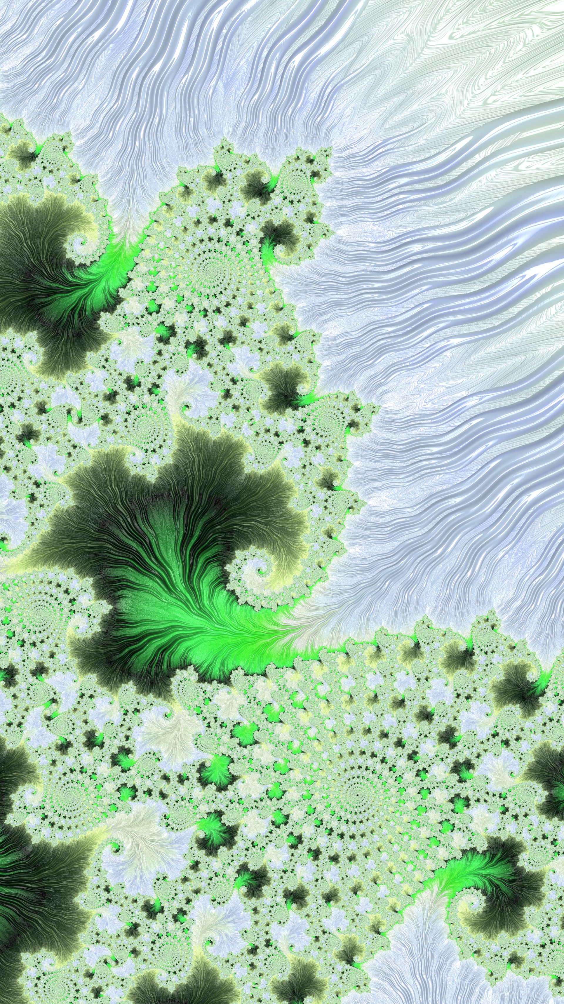 Fractal Art Trippy Psychedelic Background for Smartphone by Dr-Pen