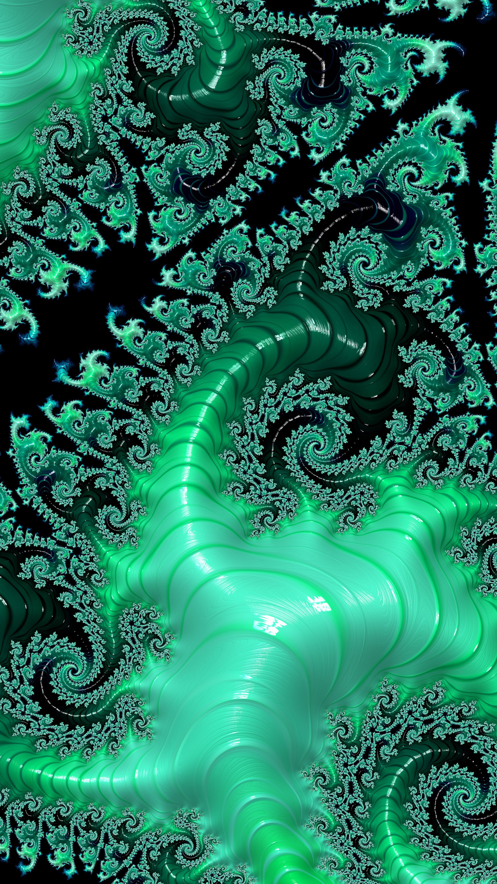 Fractal Art Trippy Psychedelic Background for Smartphone by Dr-Pen