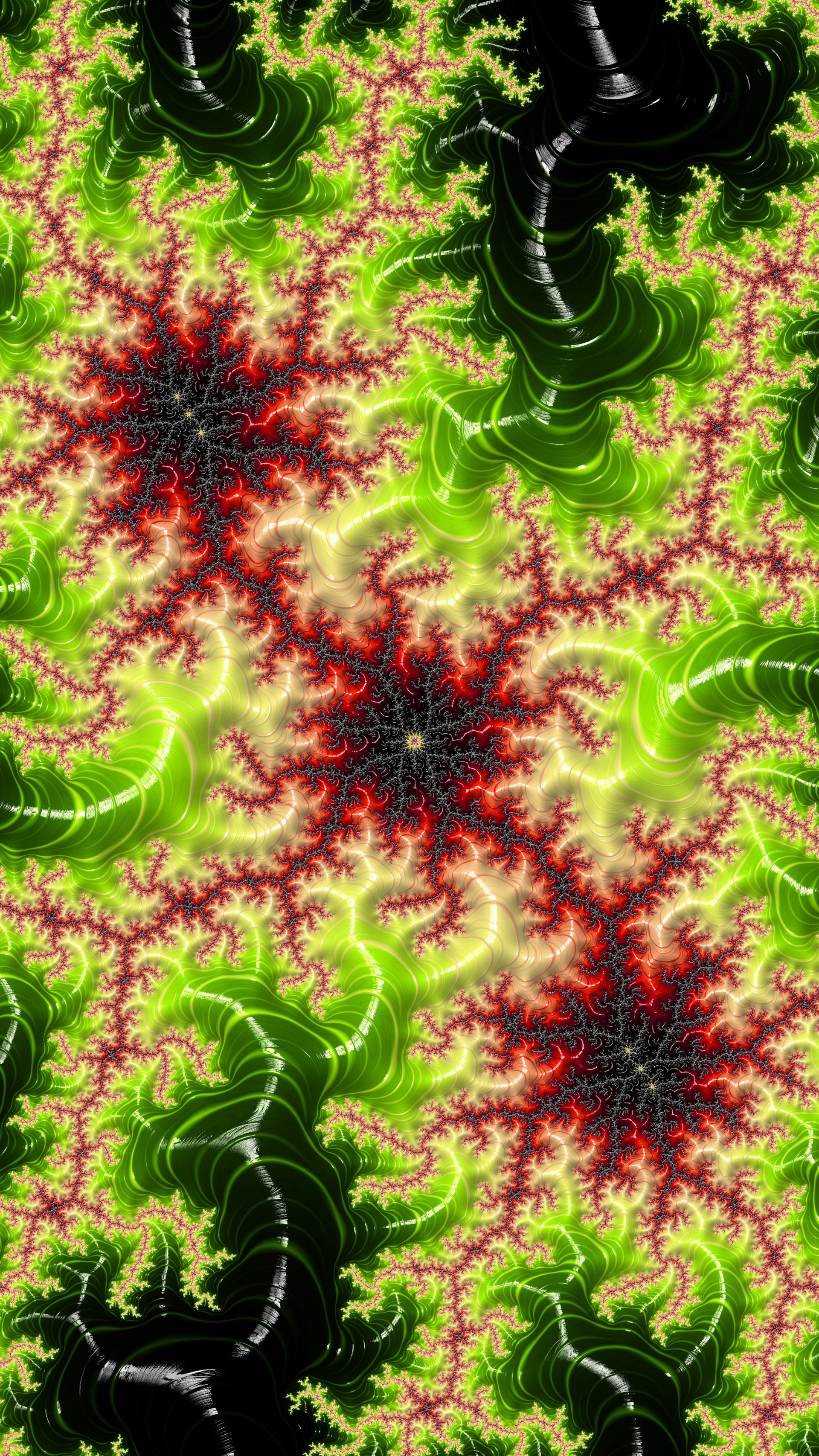 Fractal Art Trippy Psychedelic Background for Smartphone by Dr-Pen