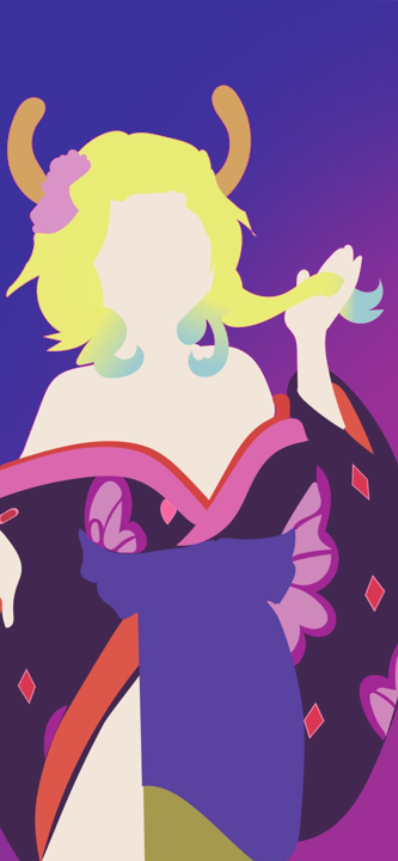 Minimalist Lucoa in a kimono from Miss Kobayashi's Dragon Maid by LouisBrass
