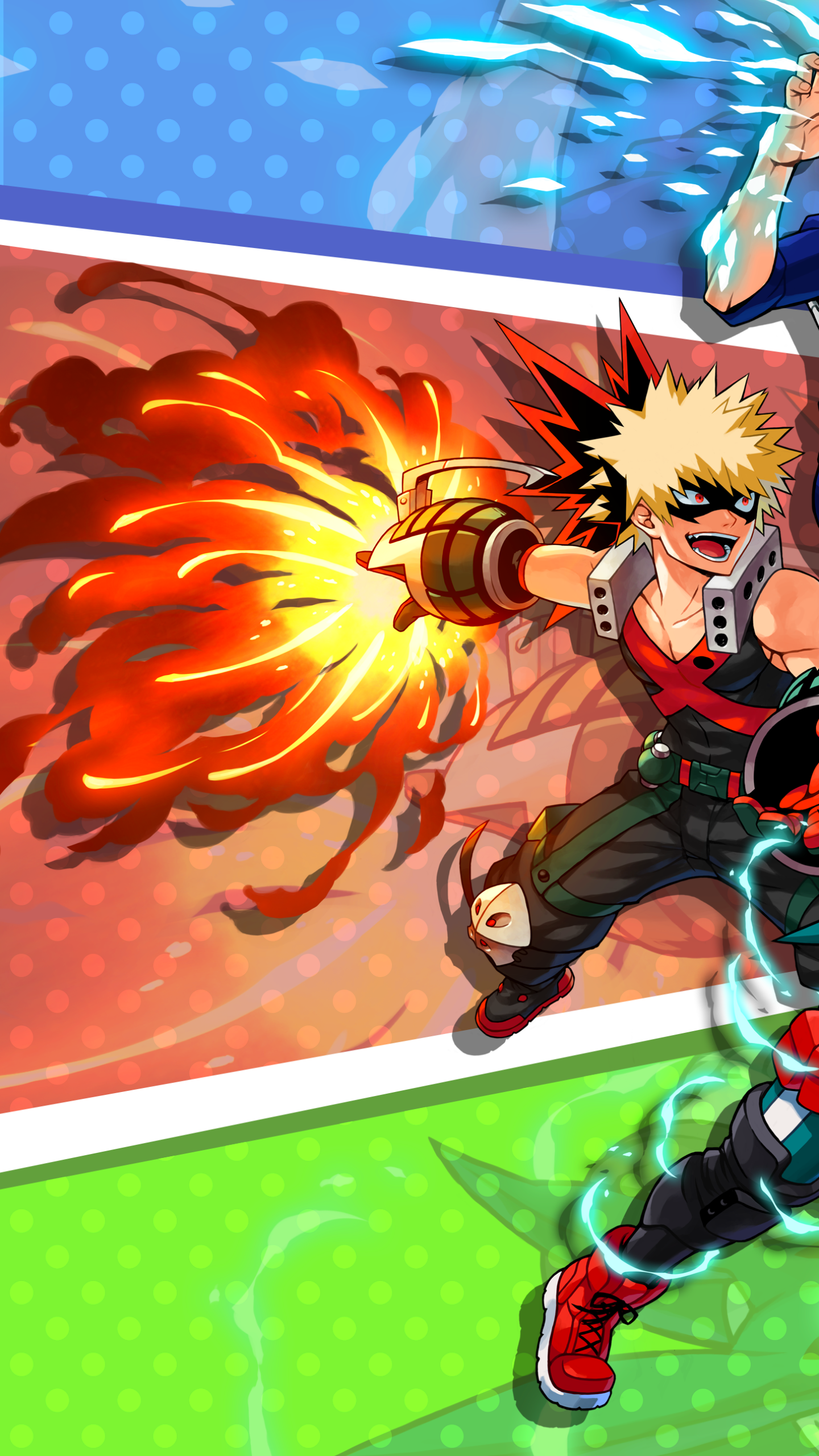 Download Anime My Hero Academia Katsuki Bakugou Phone Wallpaper