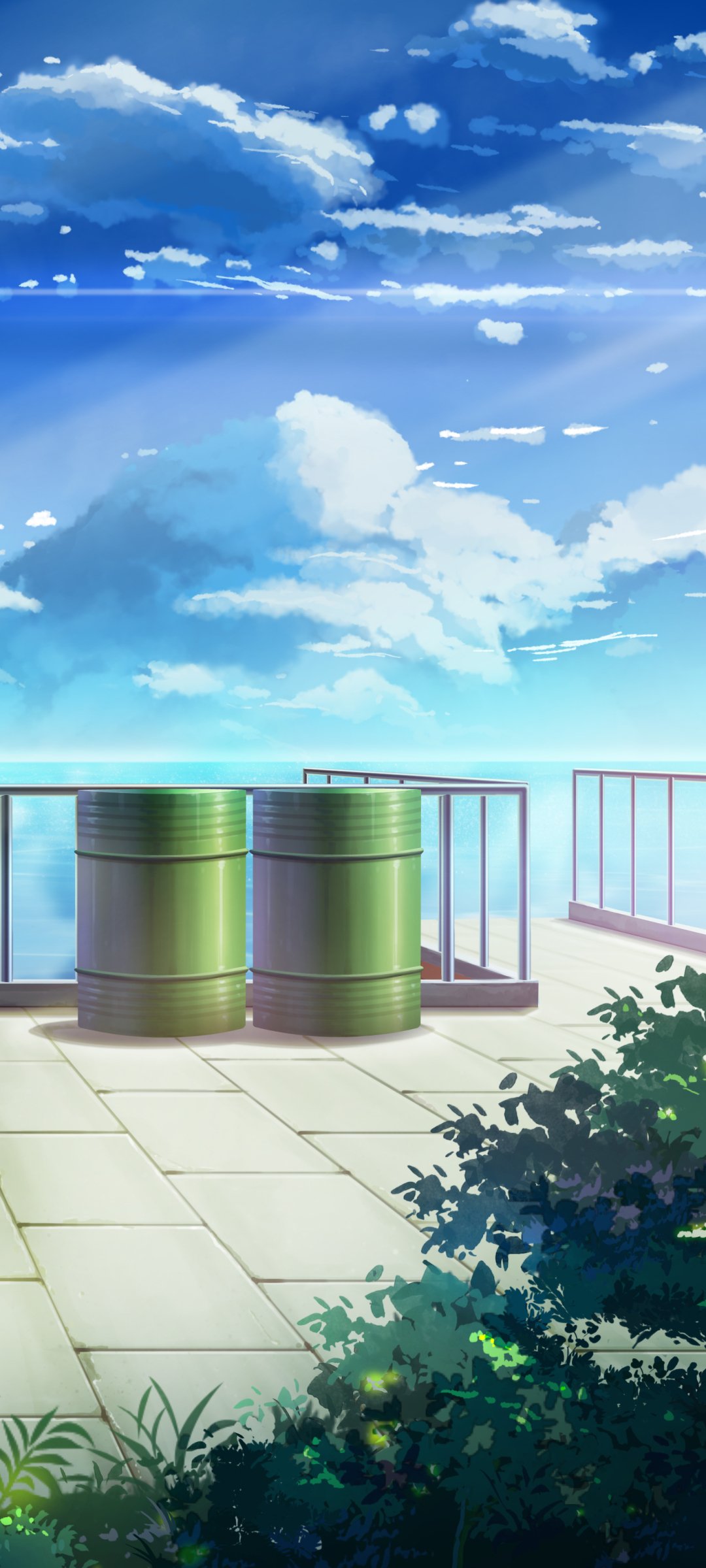 Download Anime Sky Sky Anime Phone Wallpaper