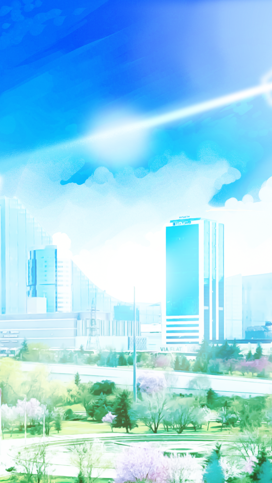 Download Artistic City Phone Wallpaper