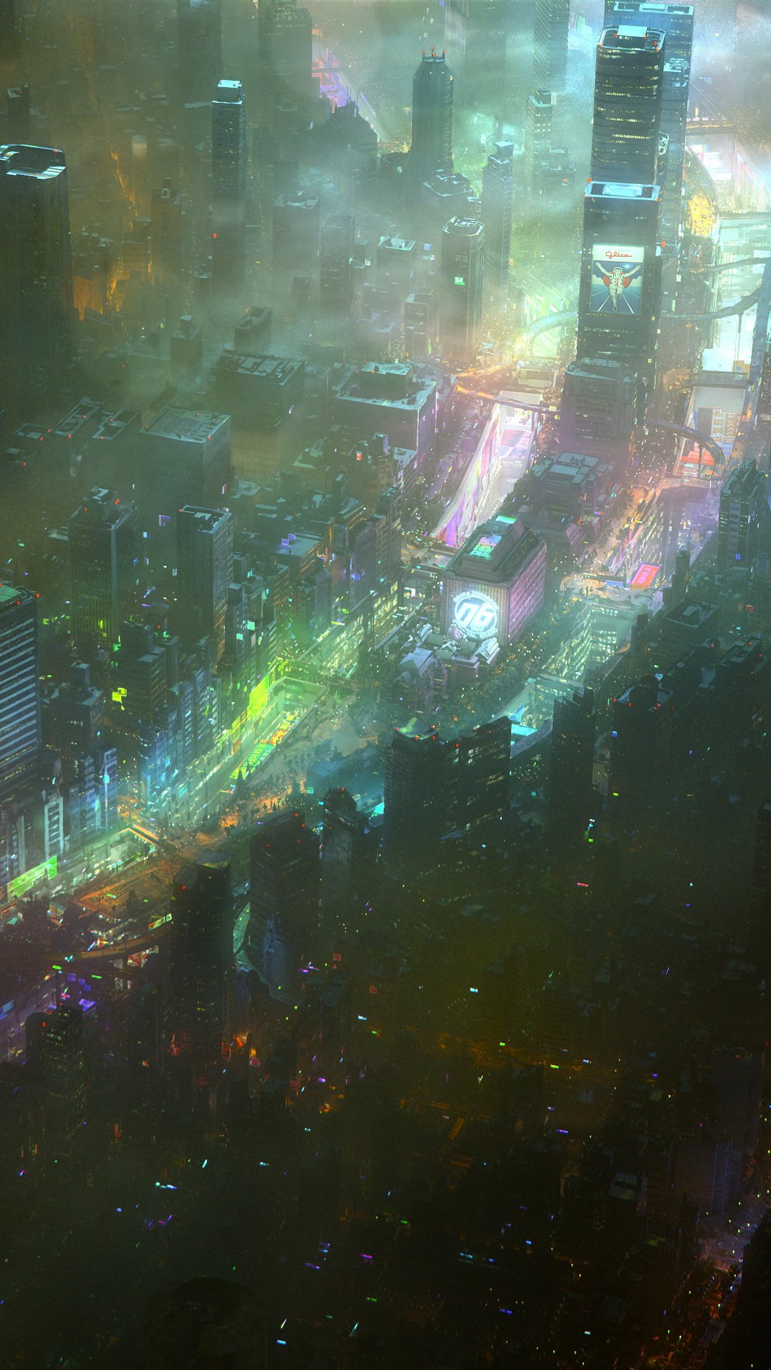 Download Sci Fi City Sci Fi City Phone Wallpaper