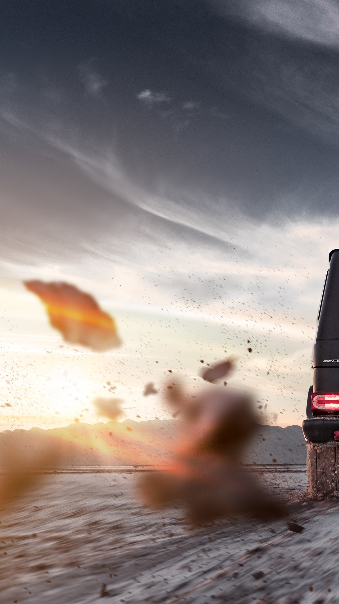 Download Vehicle Mercedes-Benz G63 AMG 6x6 Phone Wallpaper
