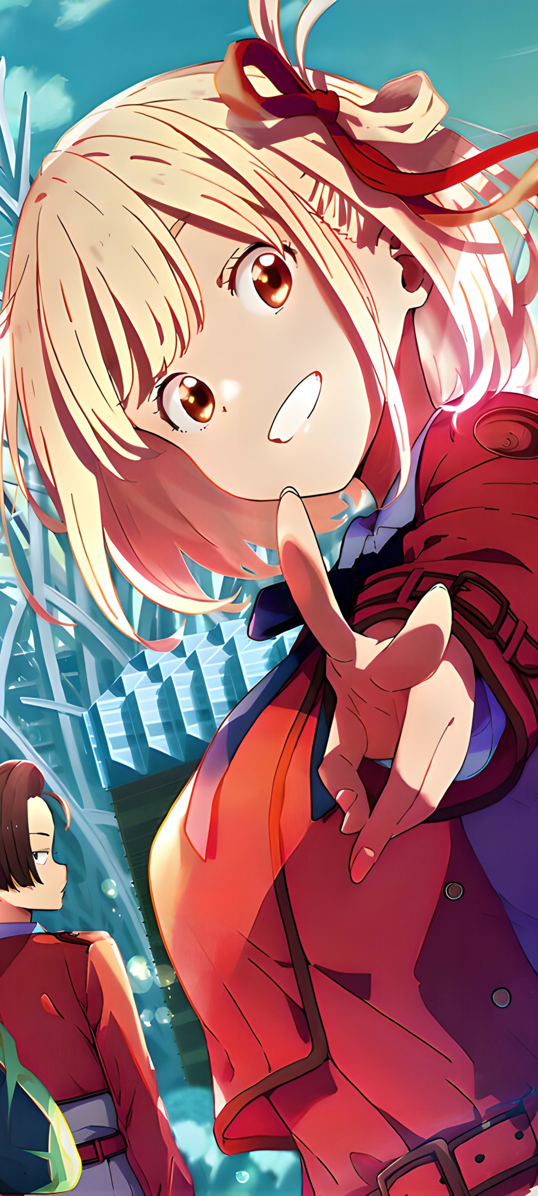 Download Anime Lycoris Recoil Phone Wallpaper