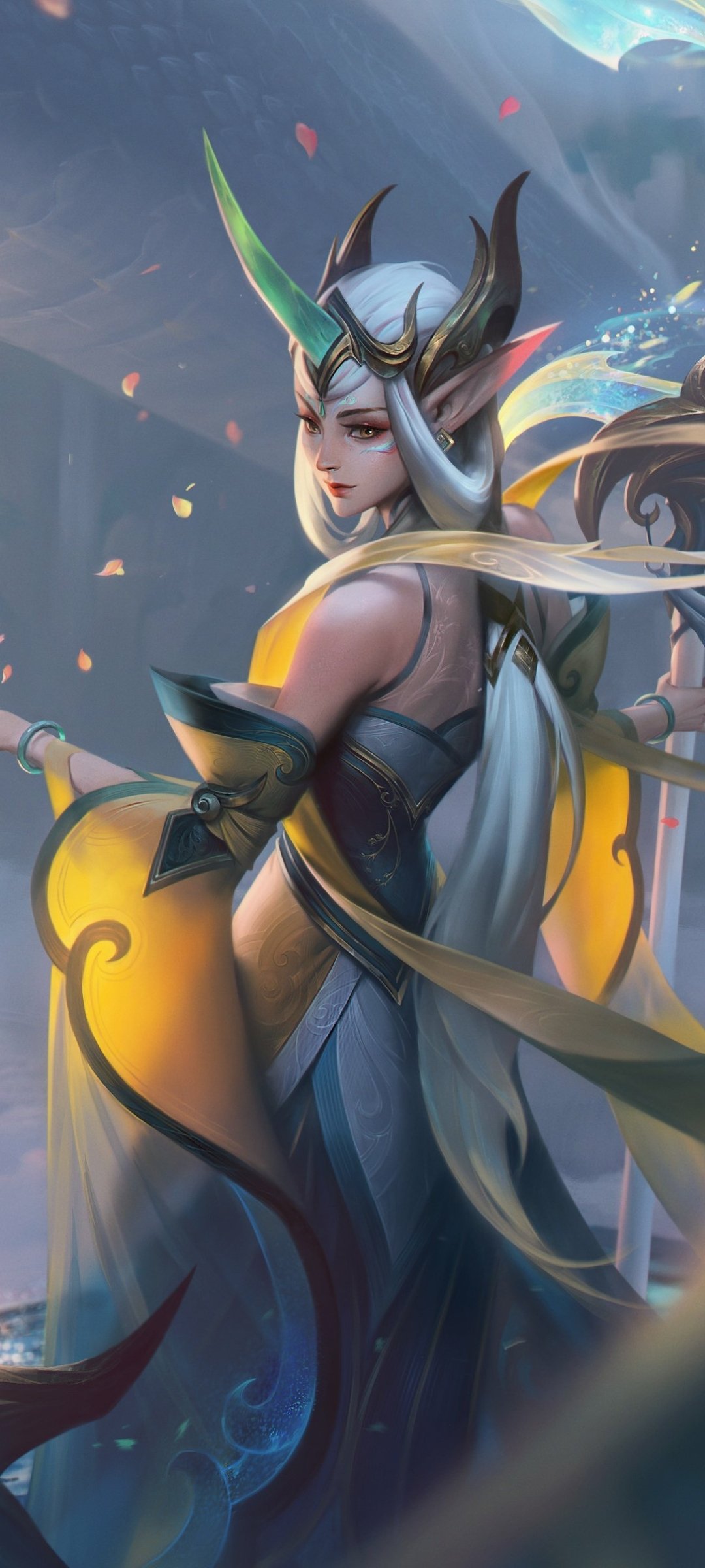 Download Video Game League Of Legends Soraka (League Of Legends) Phone Wallpaper