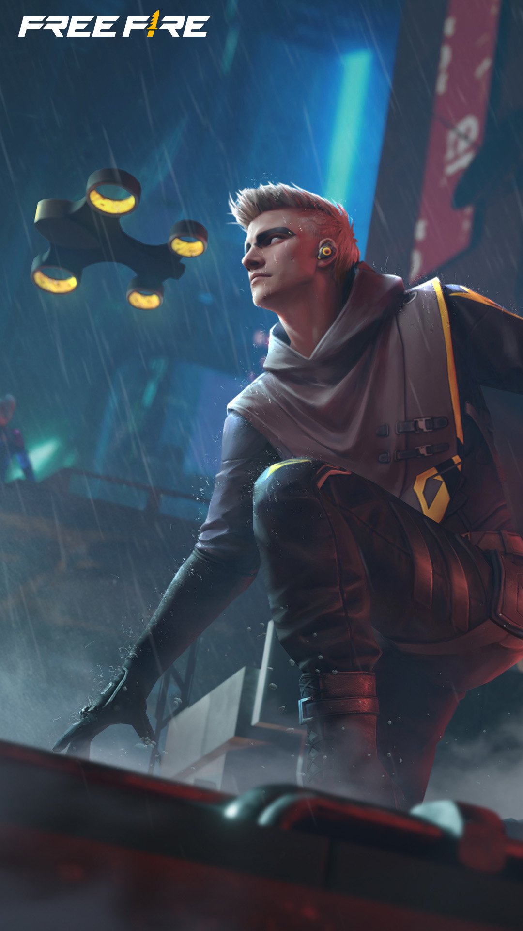 Cool Garena Free Fire game character wallpaper for mobile phones.