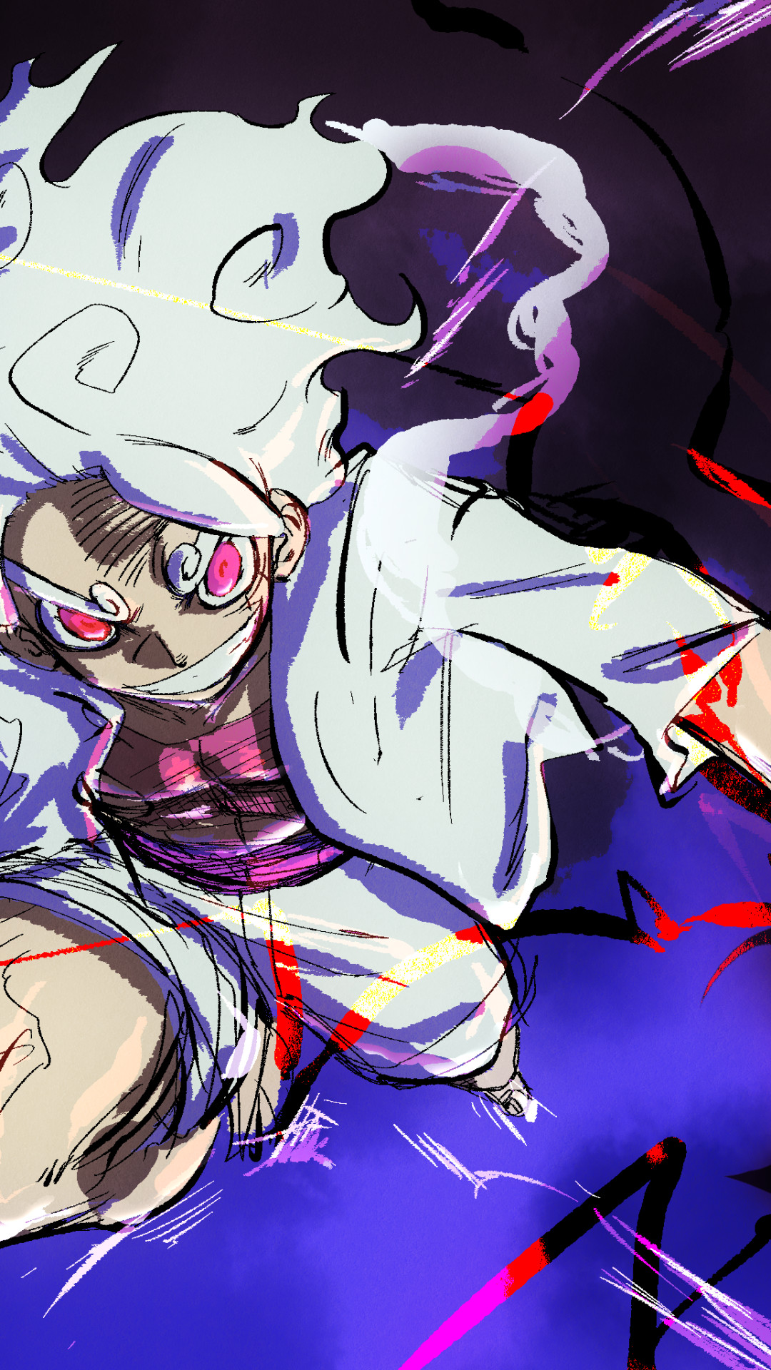 Download Anime One Piece Gear 5 (One Piece) Monkey D. Luffy Phone Wallpaper