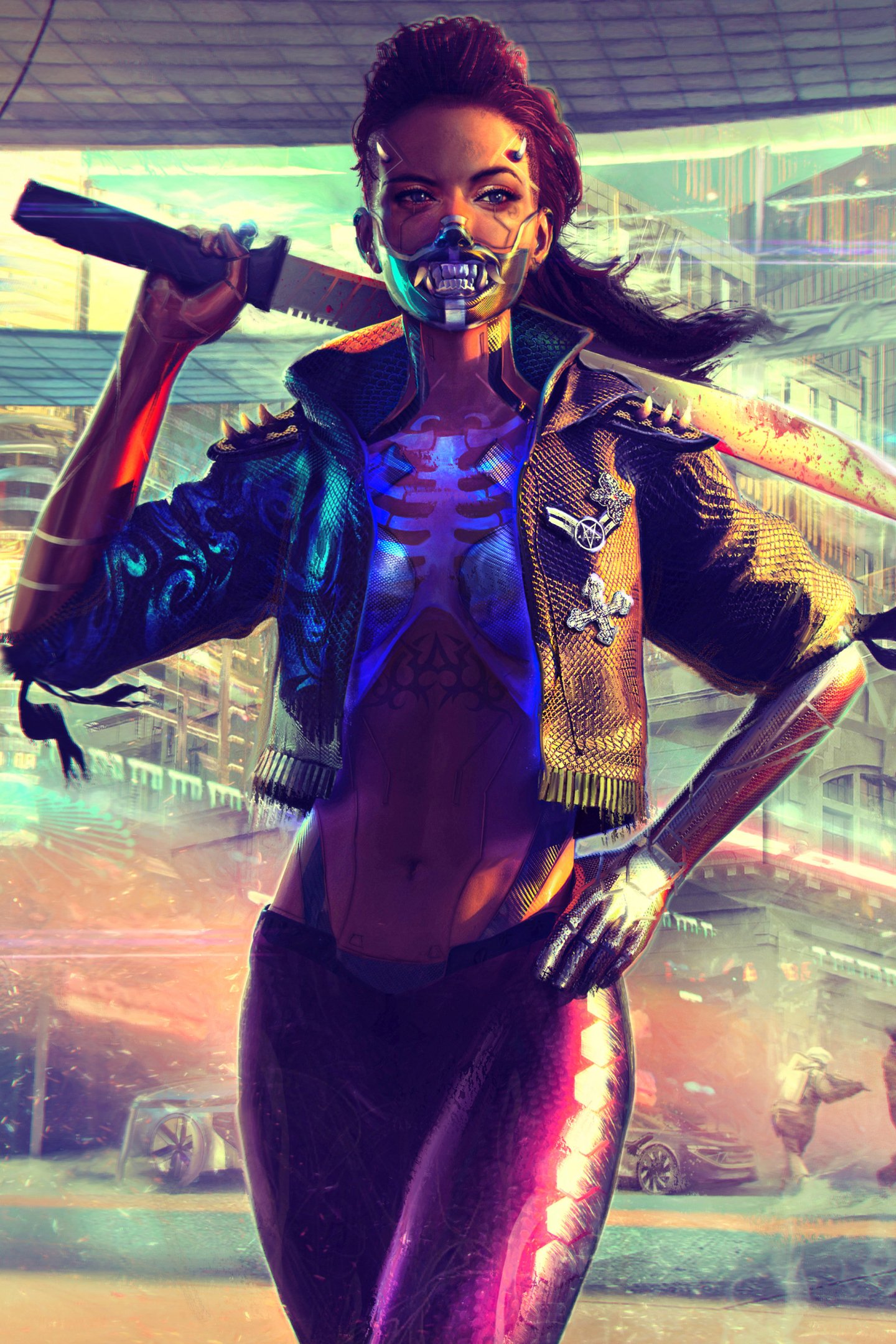 Download Video Game Cyberpunk 2077 Phone Wallpaper