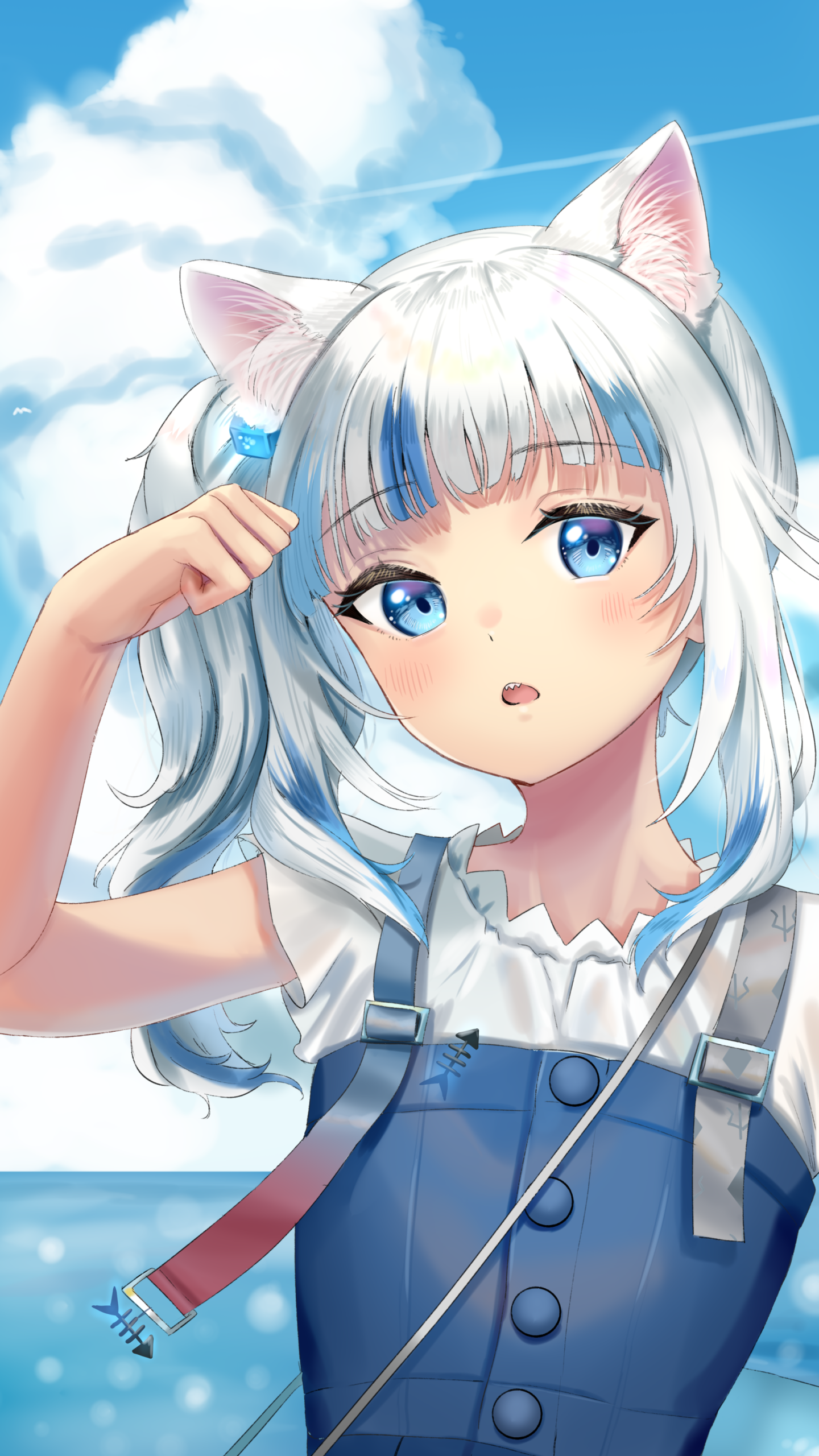 Download Anime Virtual Youtuber Phone Wallpaper