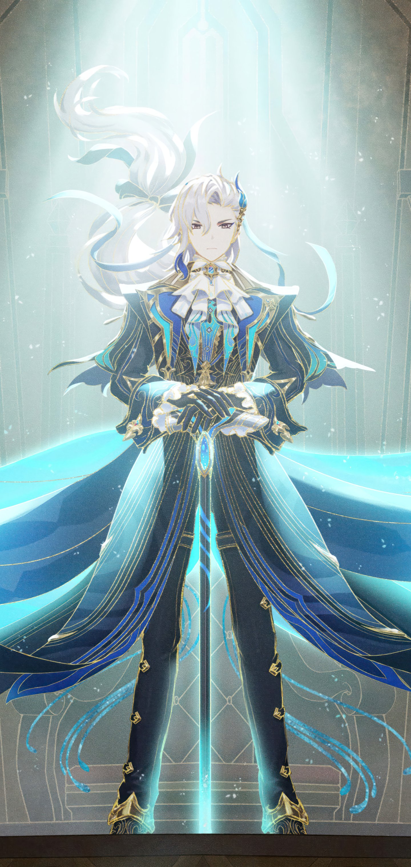 Neuvillette (Genshin Impact) Phone Wallpapers