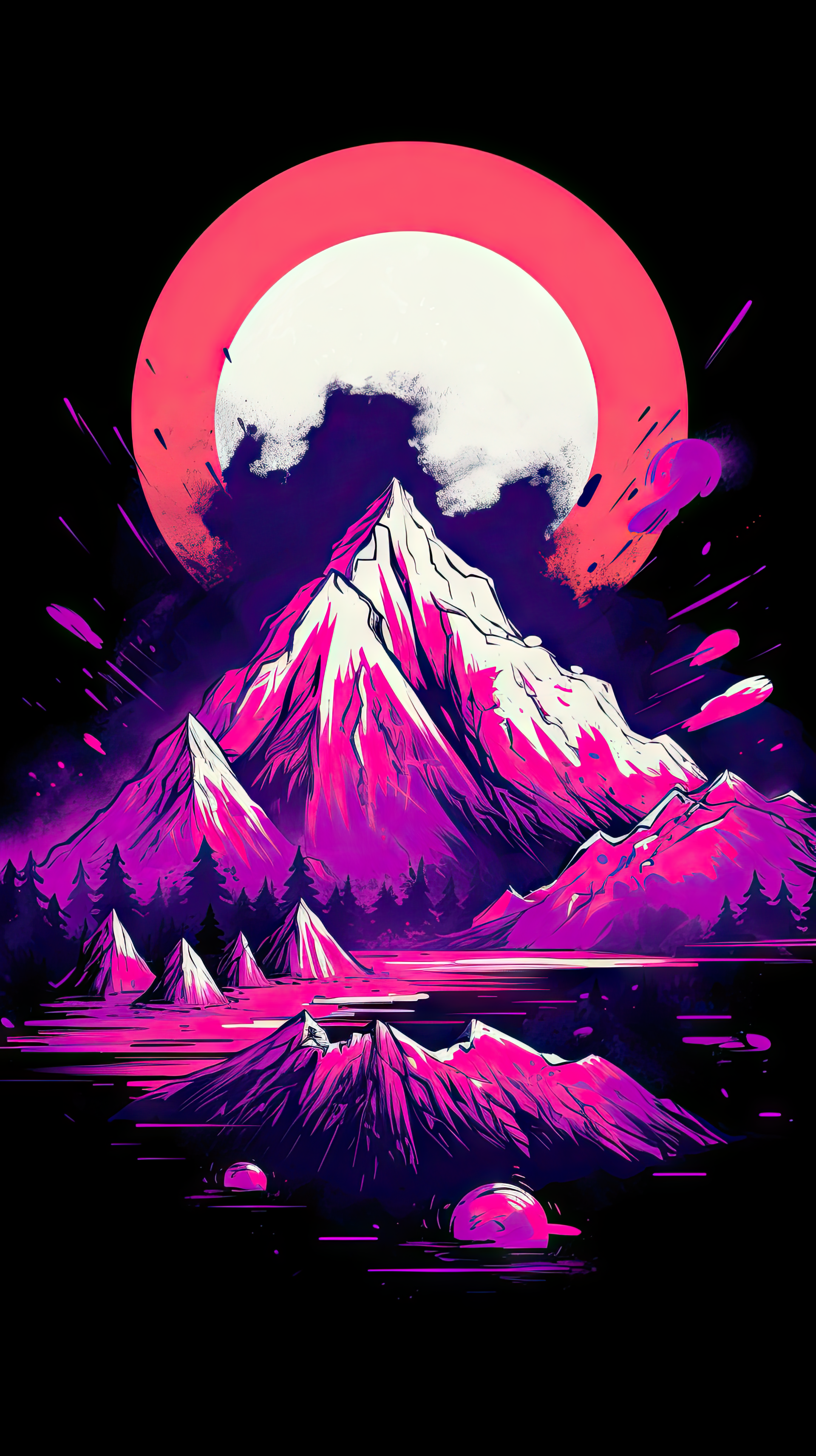 Colorful Dark Mountain by DC5515