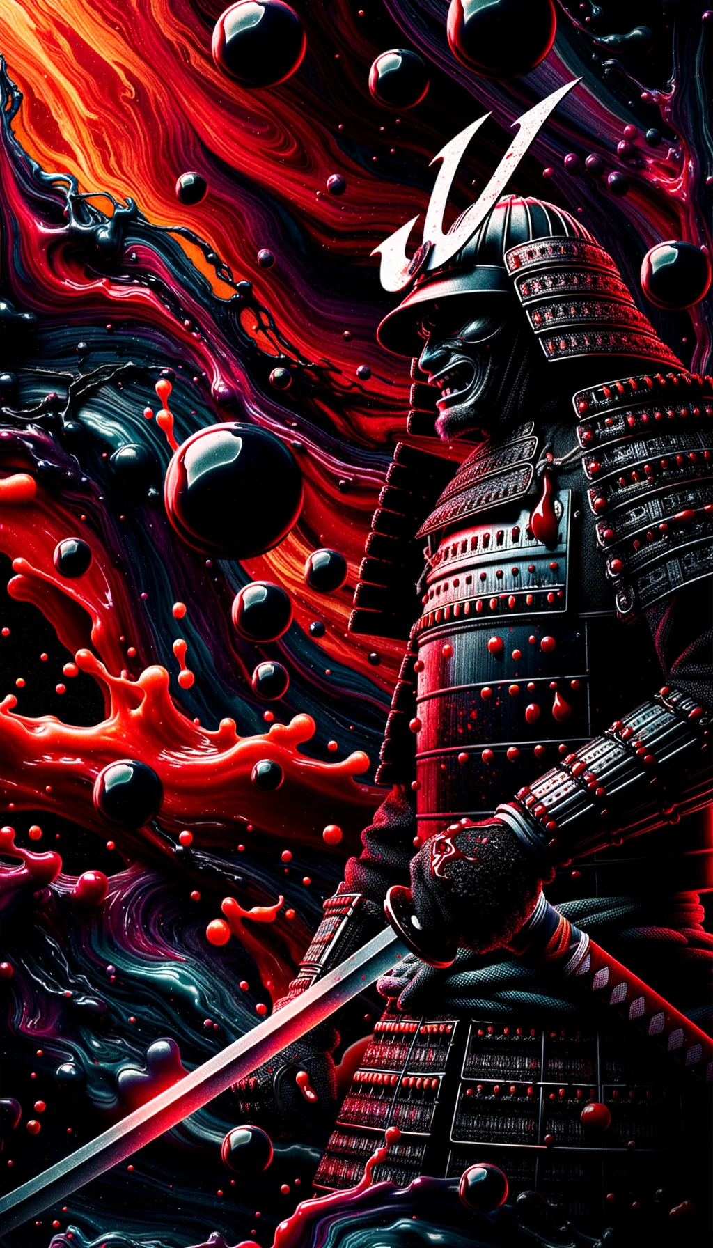 Download Samurai Japanese Japan Assassin Phone Wallpaper by JohnTrololo