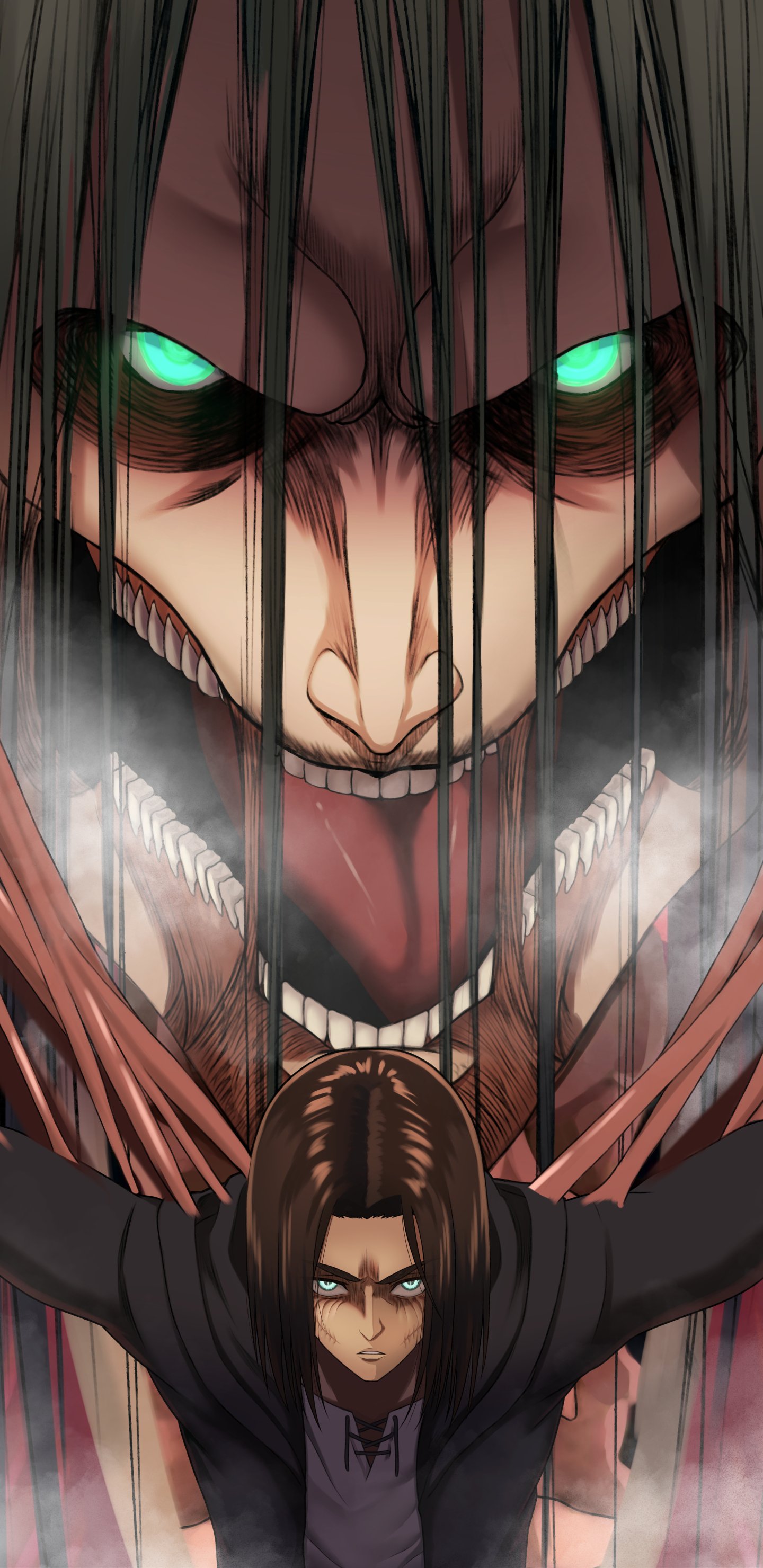 Download Eren Yeager Anime Attack On Titan Phone Wallpaper