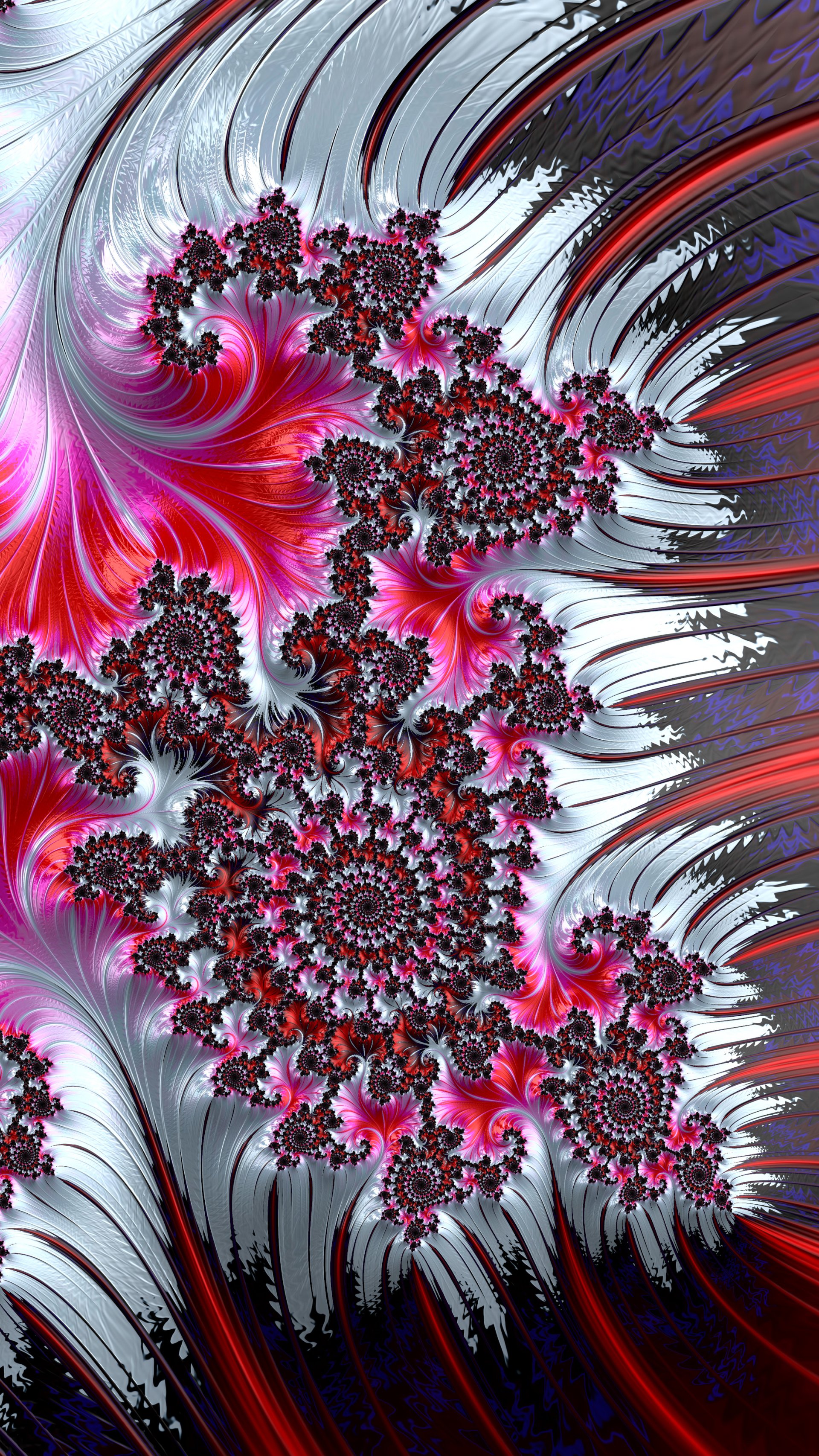 Trippy Psychedelic Fractal Wallpaper by Dr-Pen
