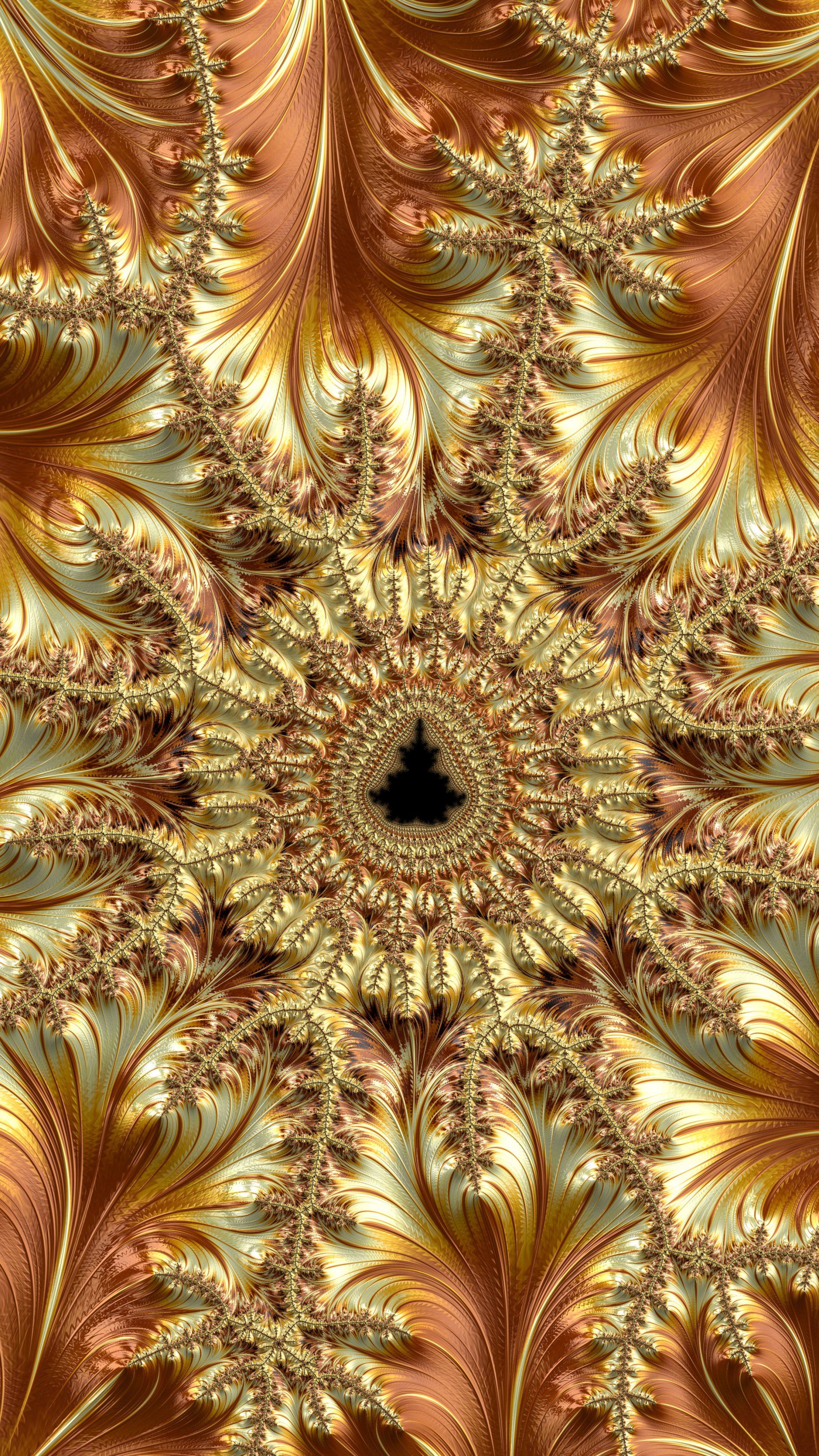 Trippy Psychedelic Fractal Wallpaper by Dr-Pen