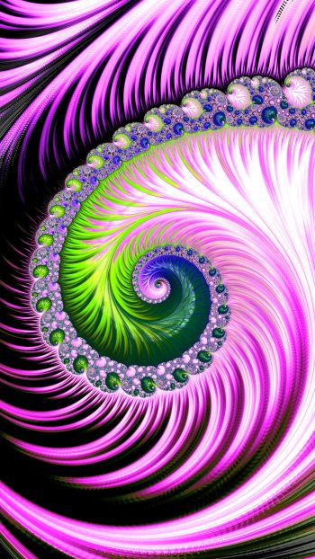  Fractal Art Trippy Psychedelic Background for Smartphone