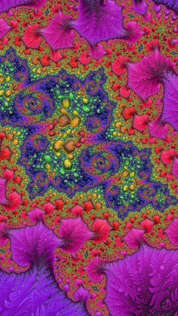  Fractal Art Trippy Psychedelic Background for Smartphone