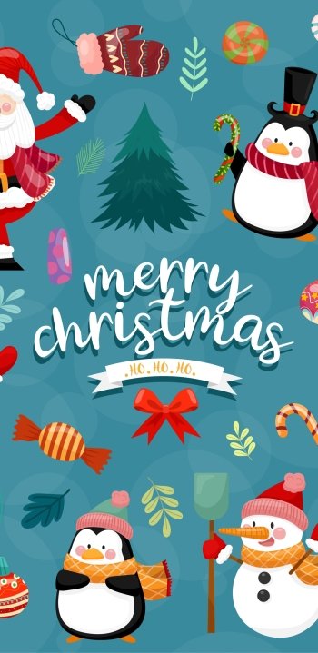 holiday Christmas Phone Wallpaper