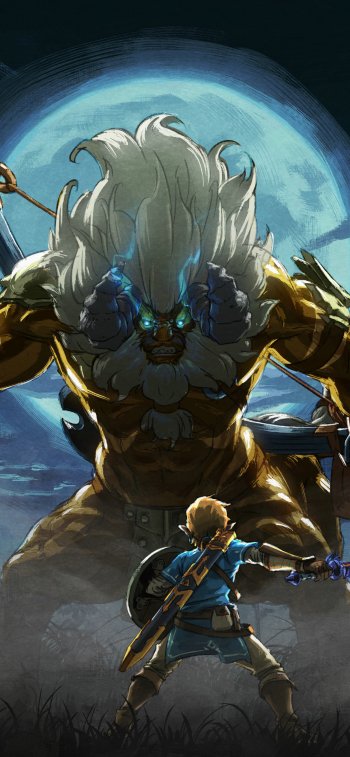 video game The Legend of Zelda: Breath of the Wild Phone Wallpaper