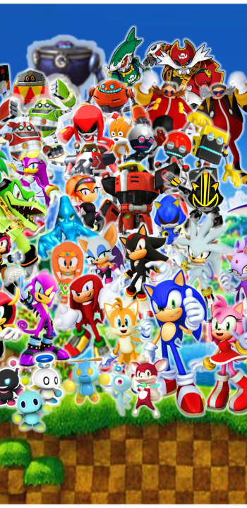 video game Sonic the Hedgehog Phone Wallpaper