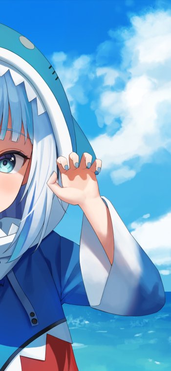Anime Virtual Youtuber Phone Wallpaper