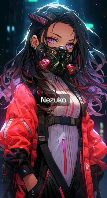  Nezuko kamado cyberpunk