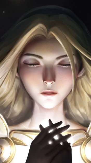 video game League Of Legends Lux (League Of Legends) Phone Wallpaper