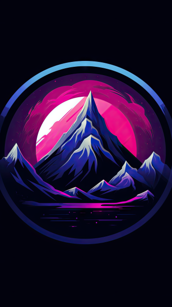  Colorful Dark Mountain