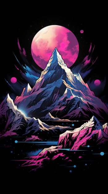  Colorful Dark Mountain