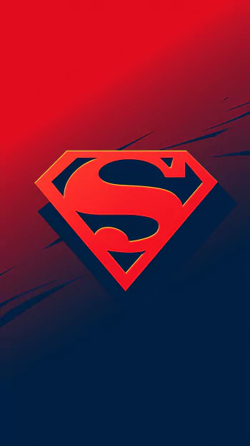 Superman logo black and red HD wallpaper | Pxfuel